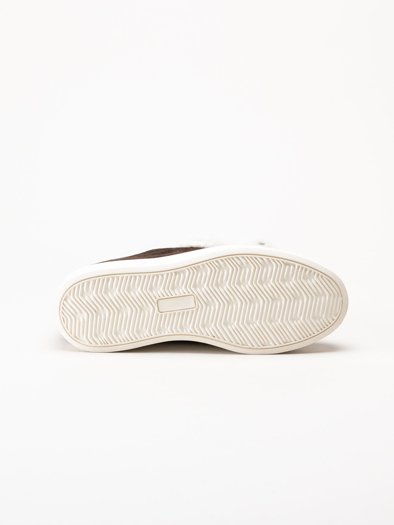 Duffy - Leuca Uno - Mörkbruna sneakers i mocka