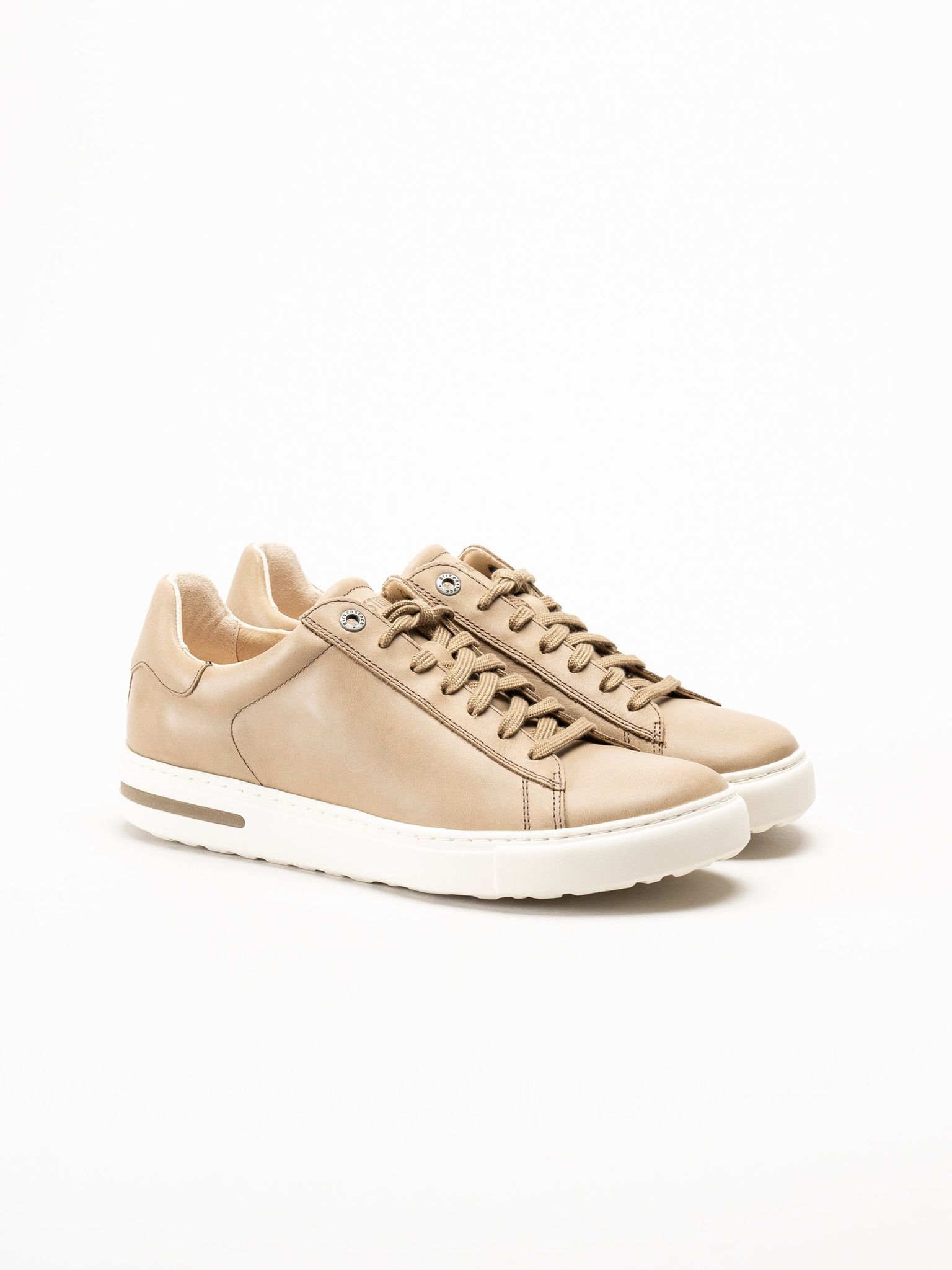 Birkenstock - Bend Low - Beige sneakers i skinn