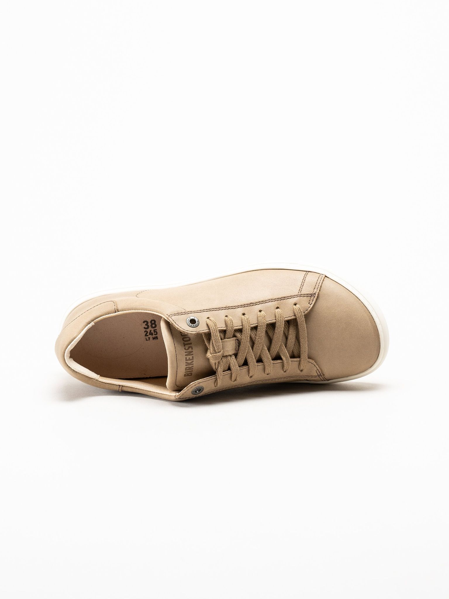 Birkenstock - Bend Low - Beige sneakers i skinn