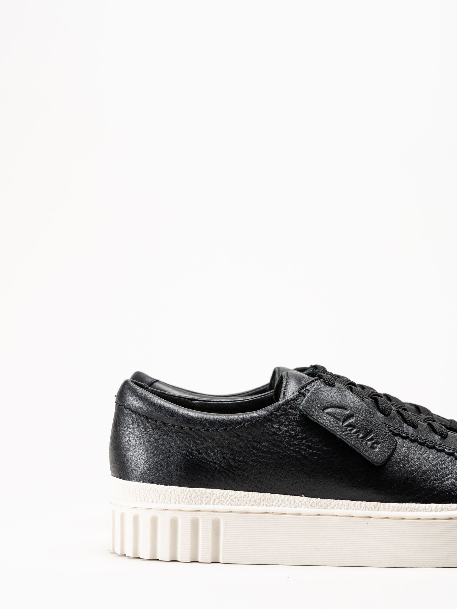 Clarks - Mayhill Walk - Svarta sneakers i skinn