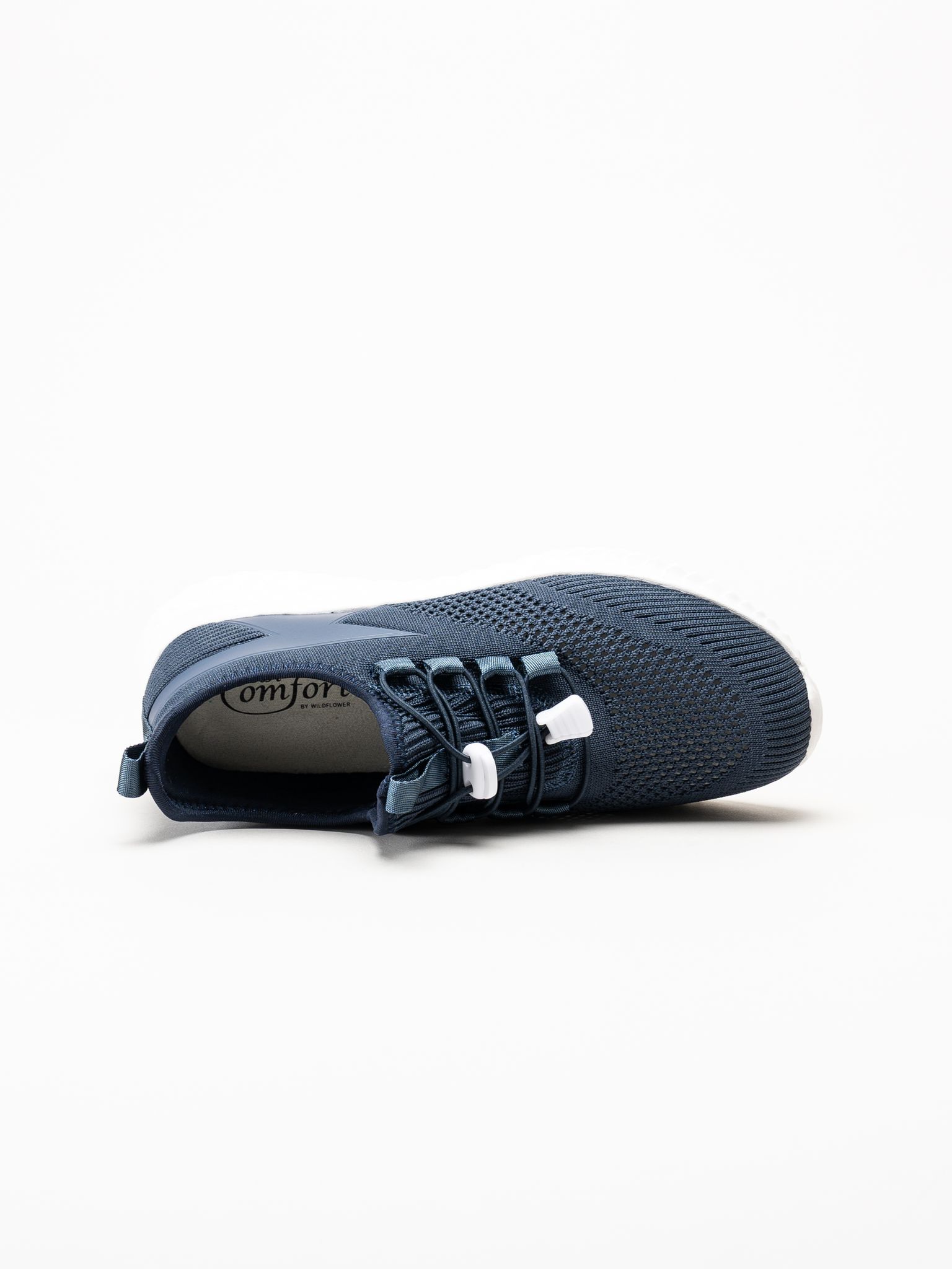 Soft Comfort - Heliett - Mörkblå sneakers i stickad textil