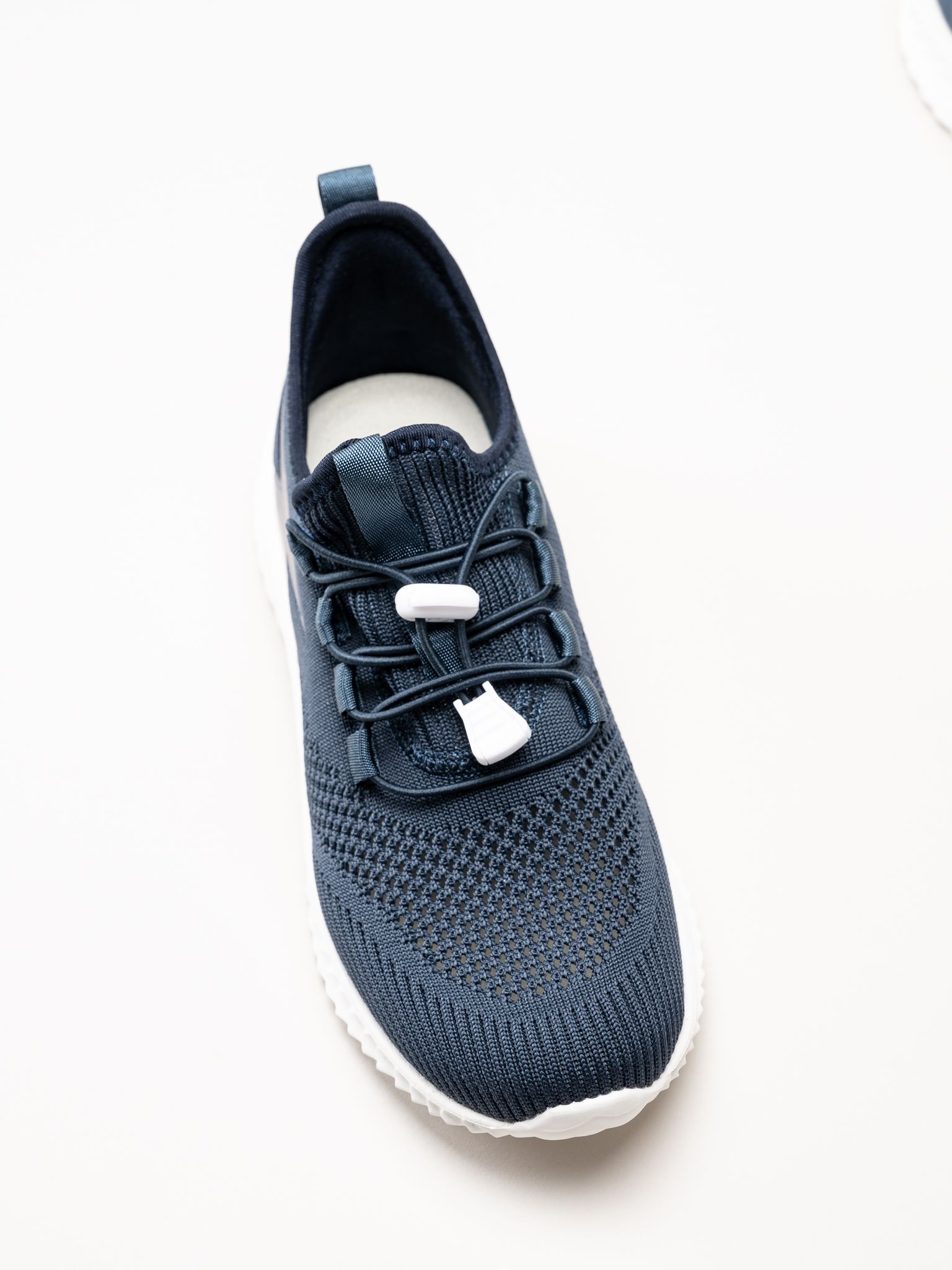 Soft Comfort - Heliett - Mörkblå sneakers i stickad textil