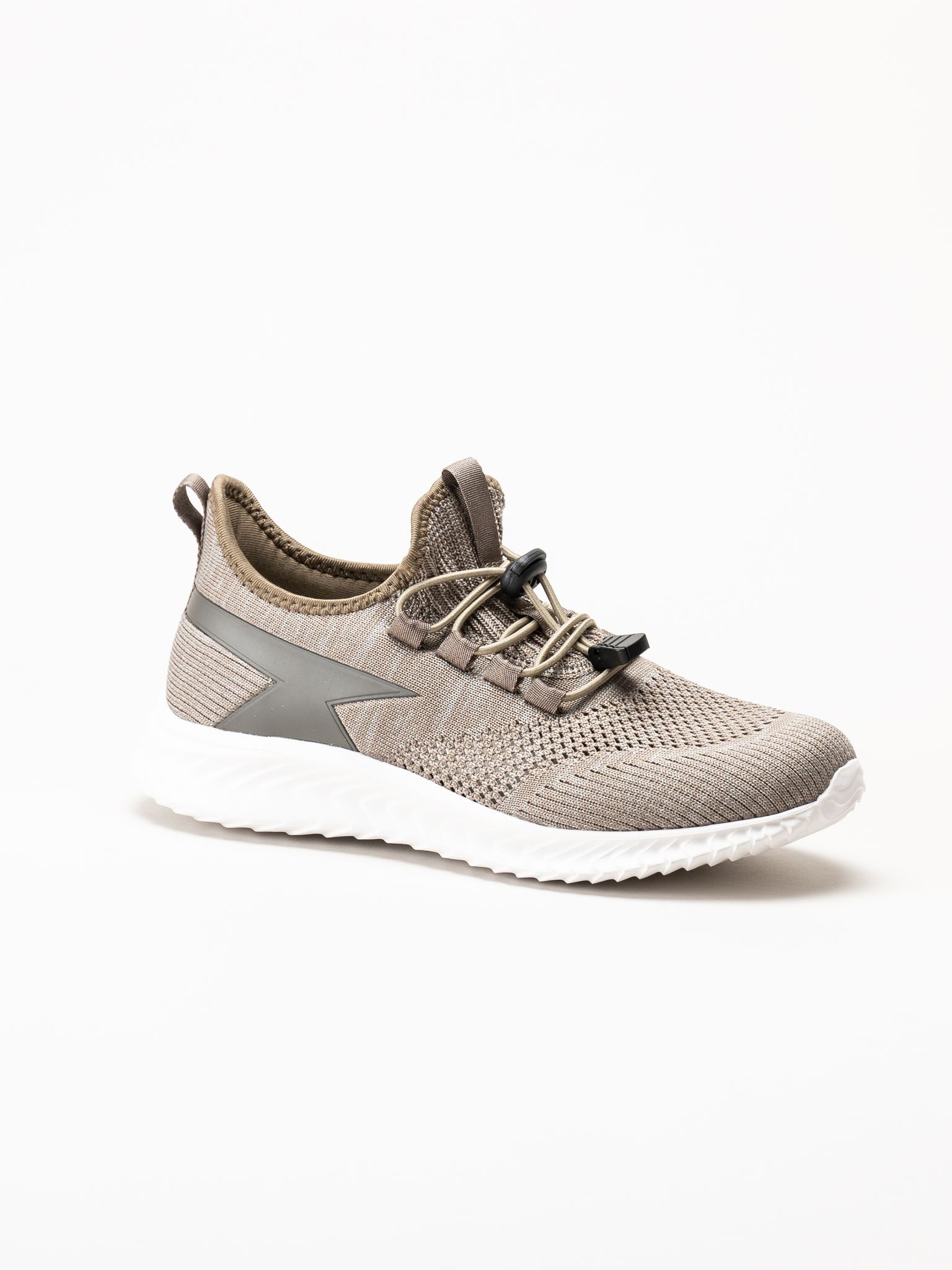 Soft Comfort - Heliett - Bruna sneakers i stickad texil