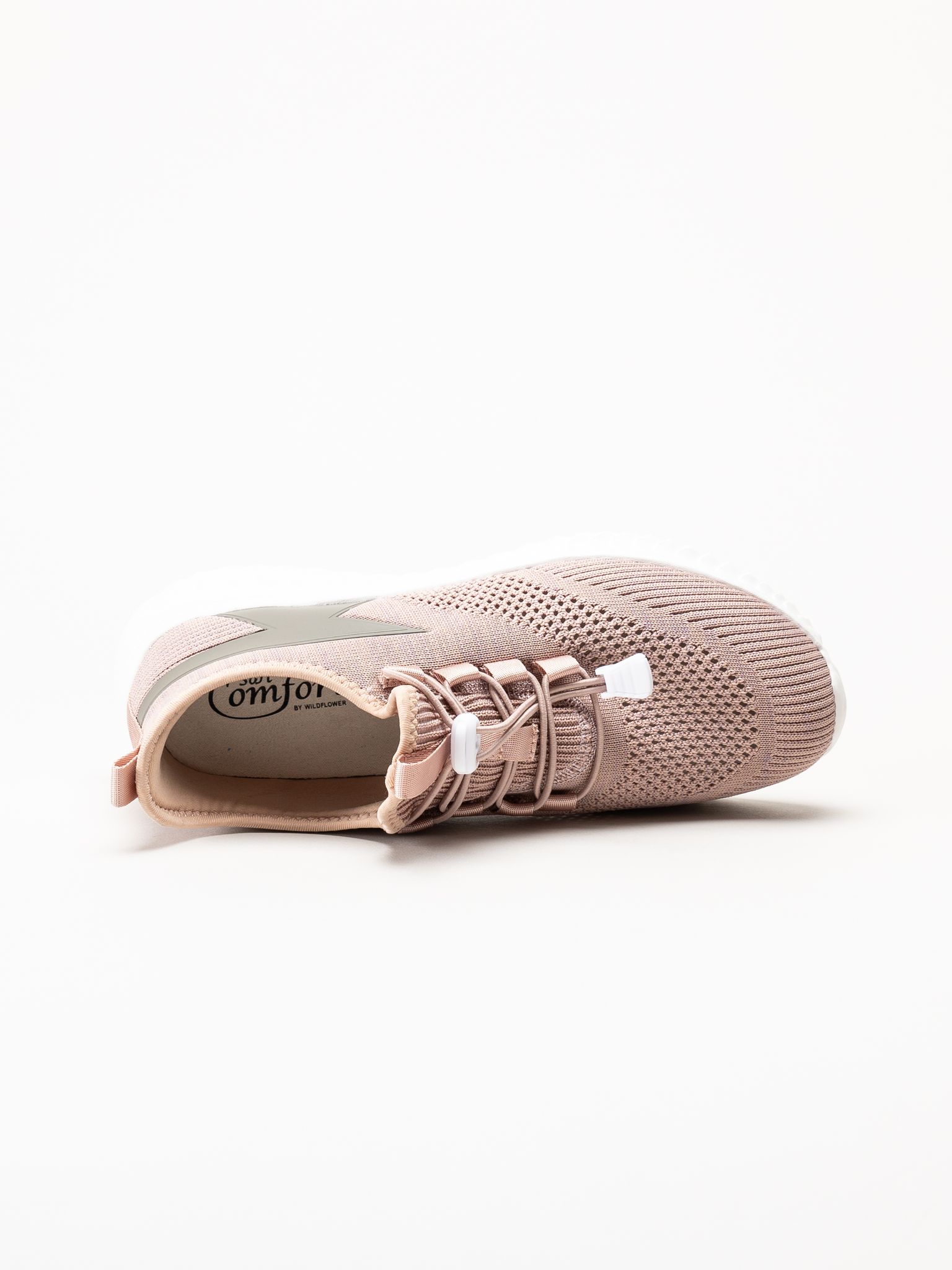 Soft Comfort - Heliett - Rosa sneakers i stickad textil