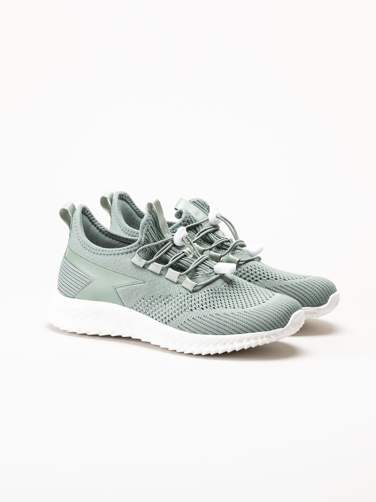 Soft Comfort - Heliett - Gröna sneakers i stickad textil