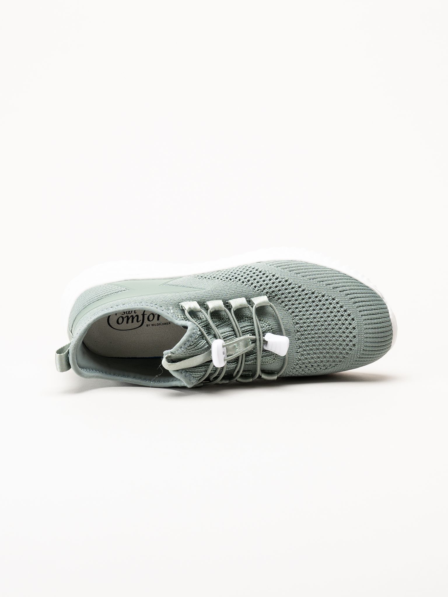 Soft Comfort - Heliett - Gröna sneakers i stickad textil