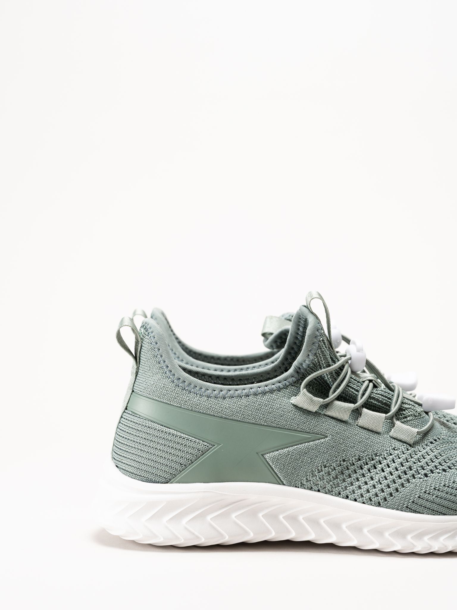 Soft Comfort - Heliett - Gröna sneakers i stickad textil