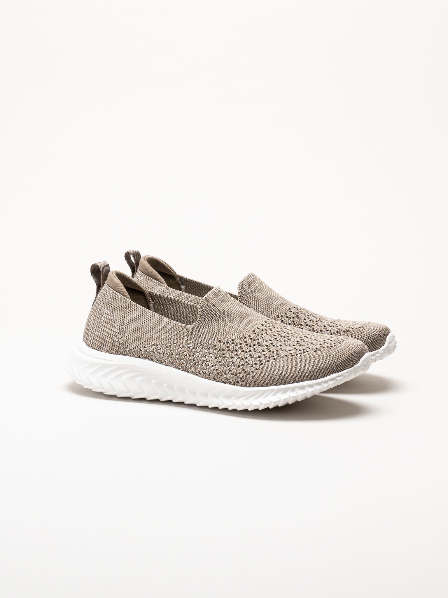 Soft Comfort - Turnpike - Beige sneakers i stickad textil