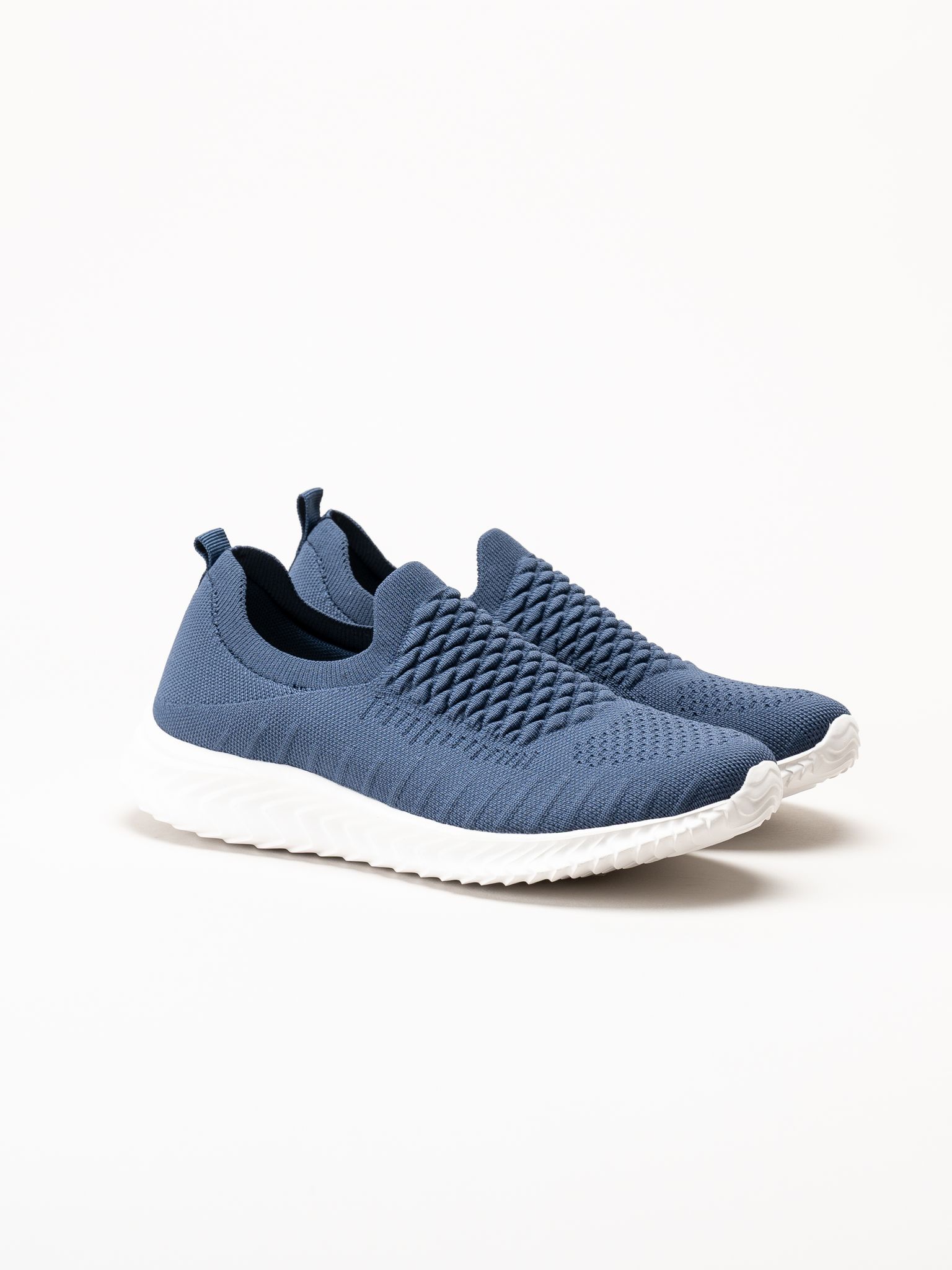 Soft Comfort - Swiss - Marinblå sneakers i stickad textil