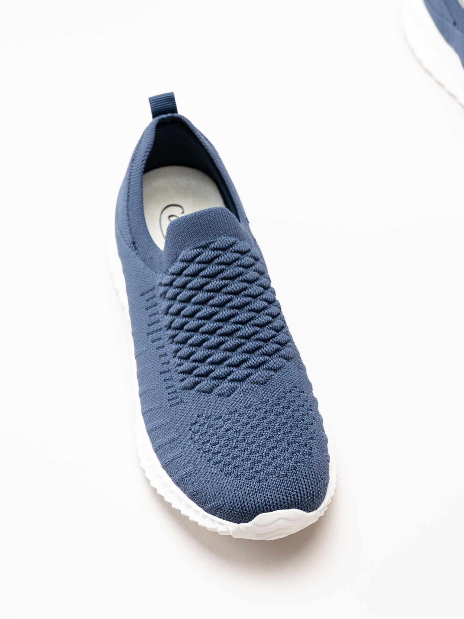 Soft Comfort - Swiss - Marinblå sneakers i stickad textil