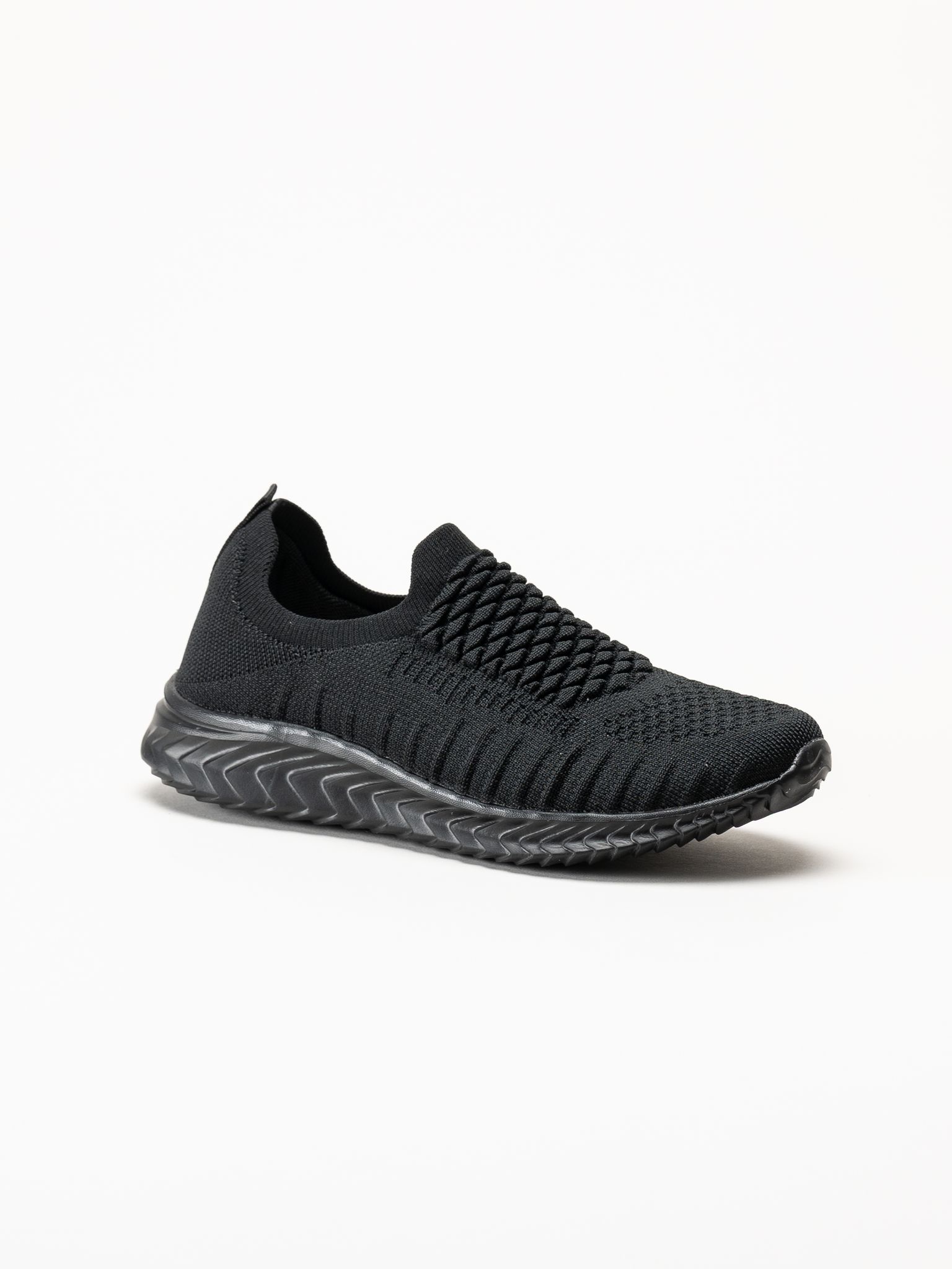 Soft Comfort - Swiss - Svarta sneakers i stickad textil