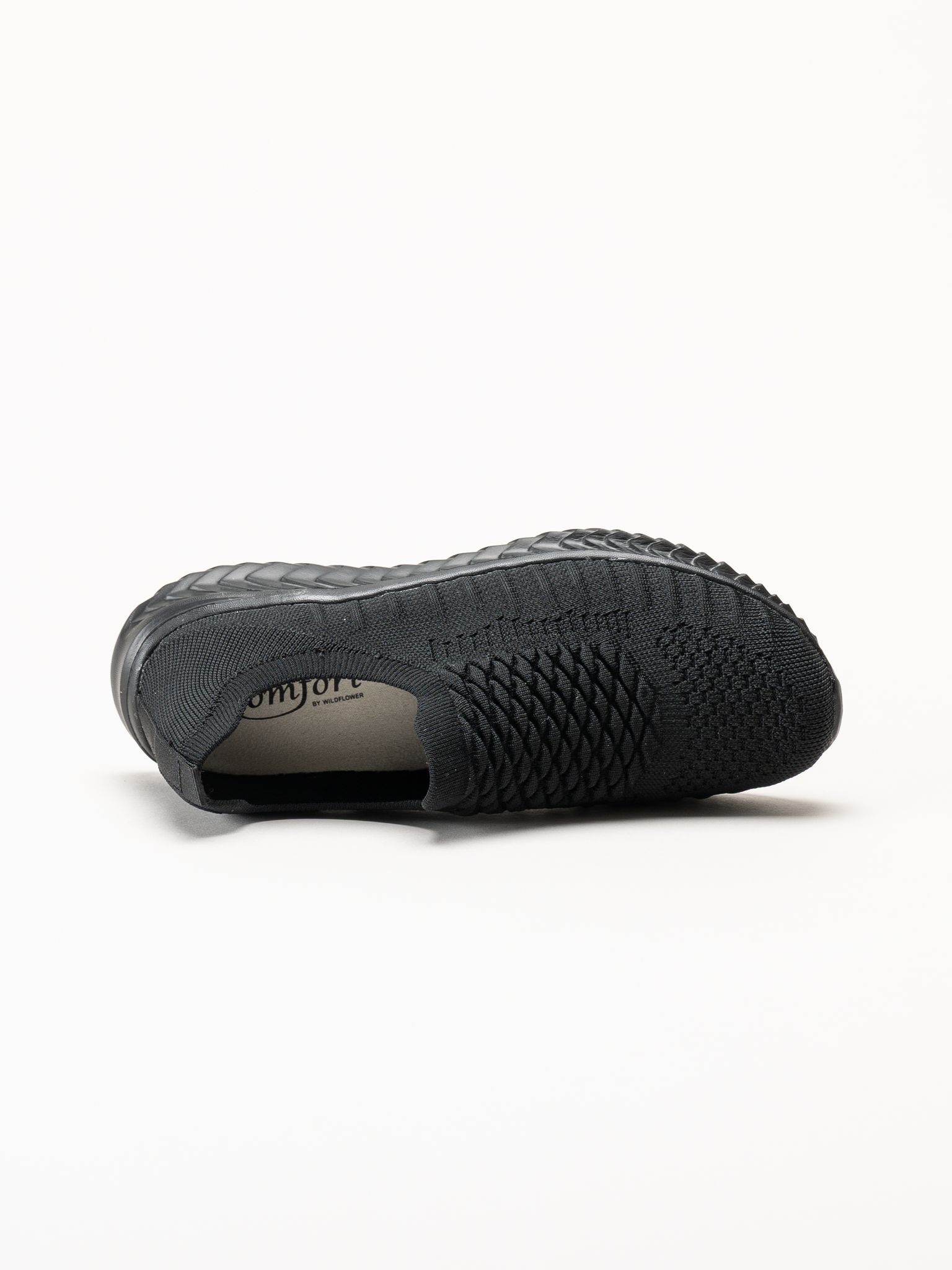 Soft Comfort - Swiss - Svarta sneakers i stickad textil
