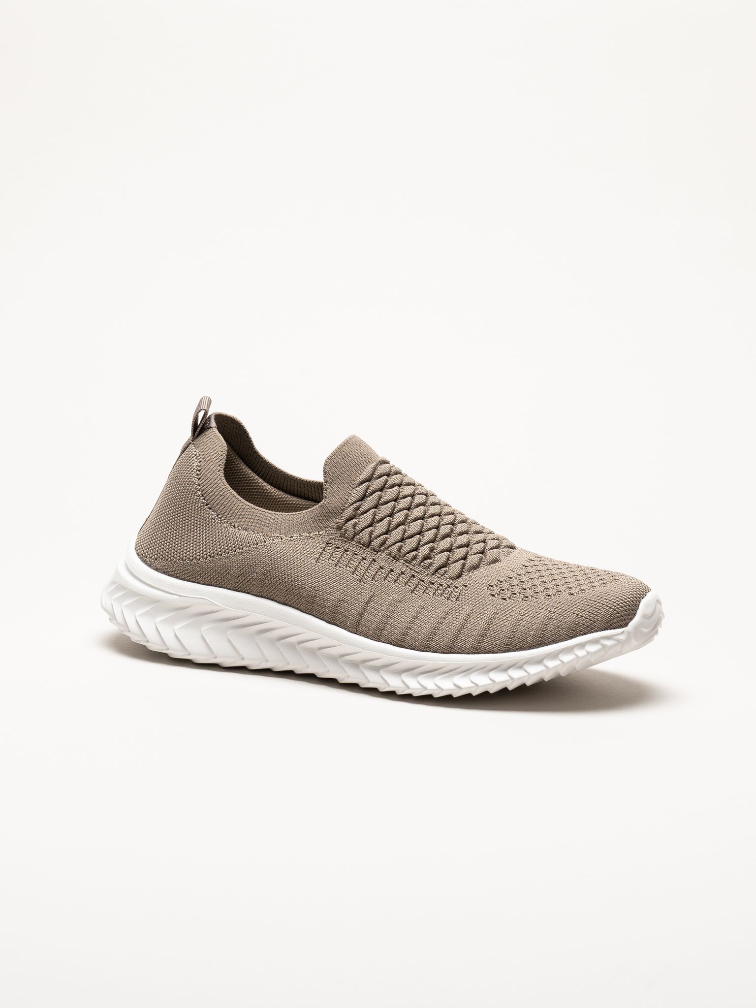 Soft Comfort - Swiss - Beige sneakers i stickad textil