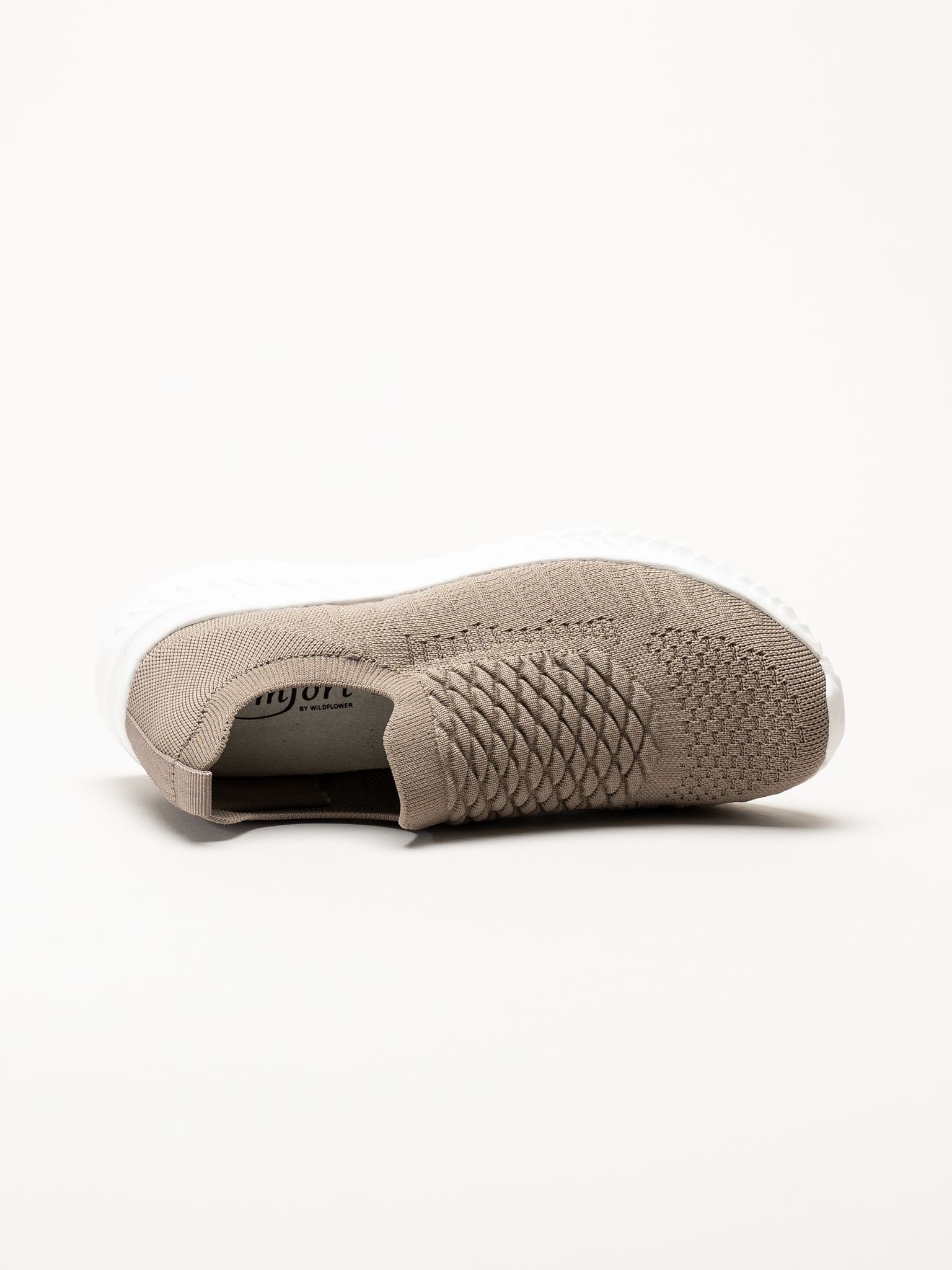 Soft Comfort - Swiss - Beige sneakers i stickad textil