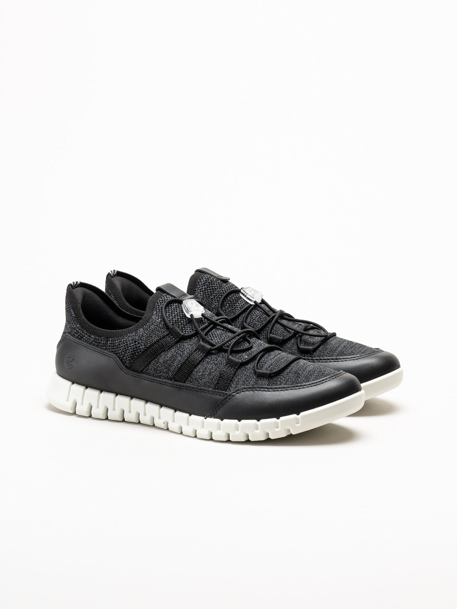 Ecco - Gruuv Lite W Tex sneaker - Svarta sneakers i mesh