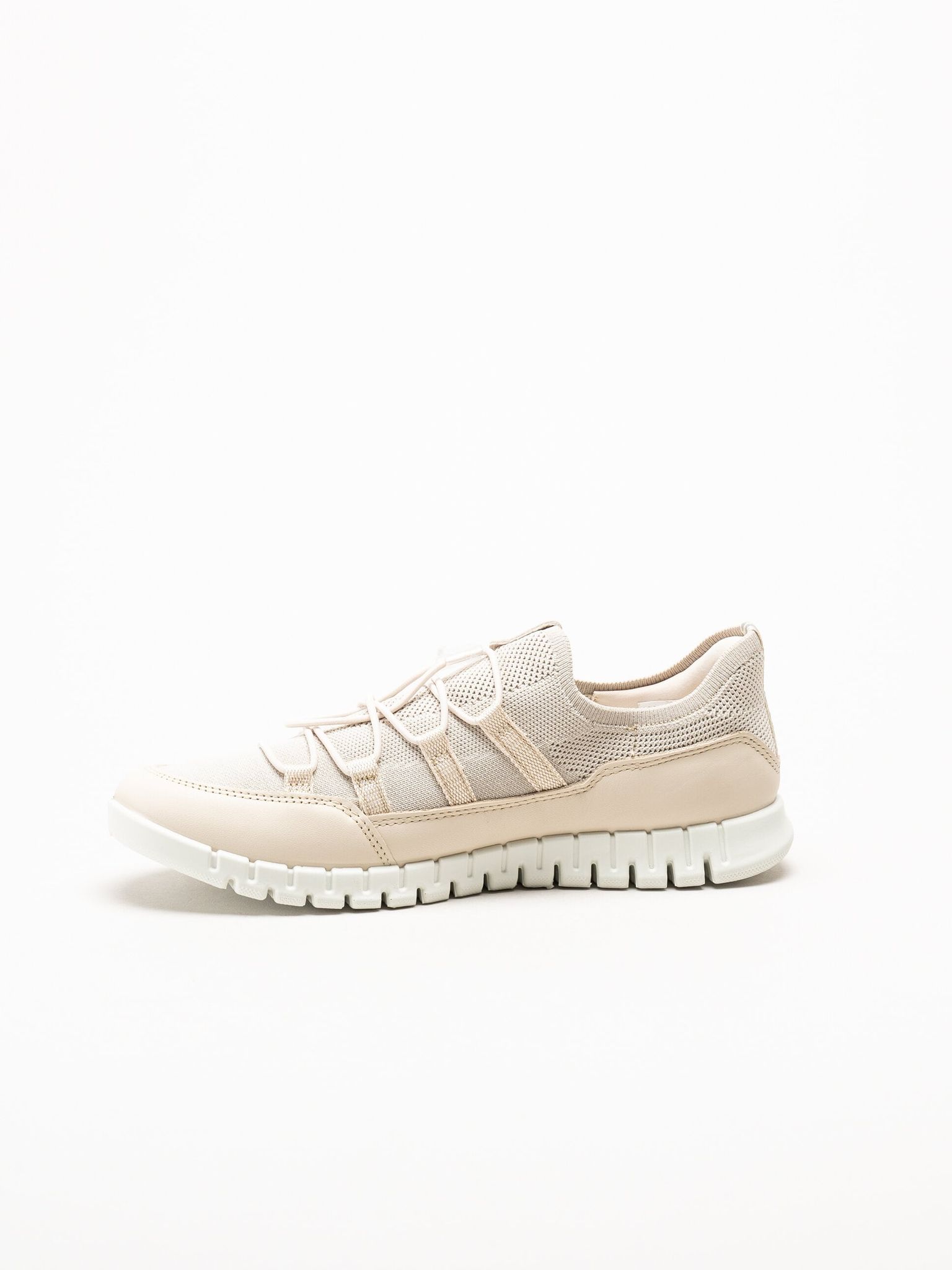 Ecco - Gruuv Lite W Tex sneaker - Beige sneakers i mesh
