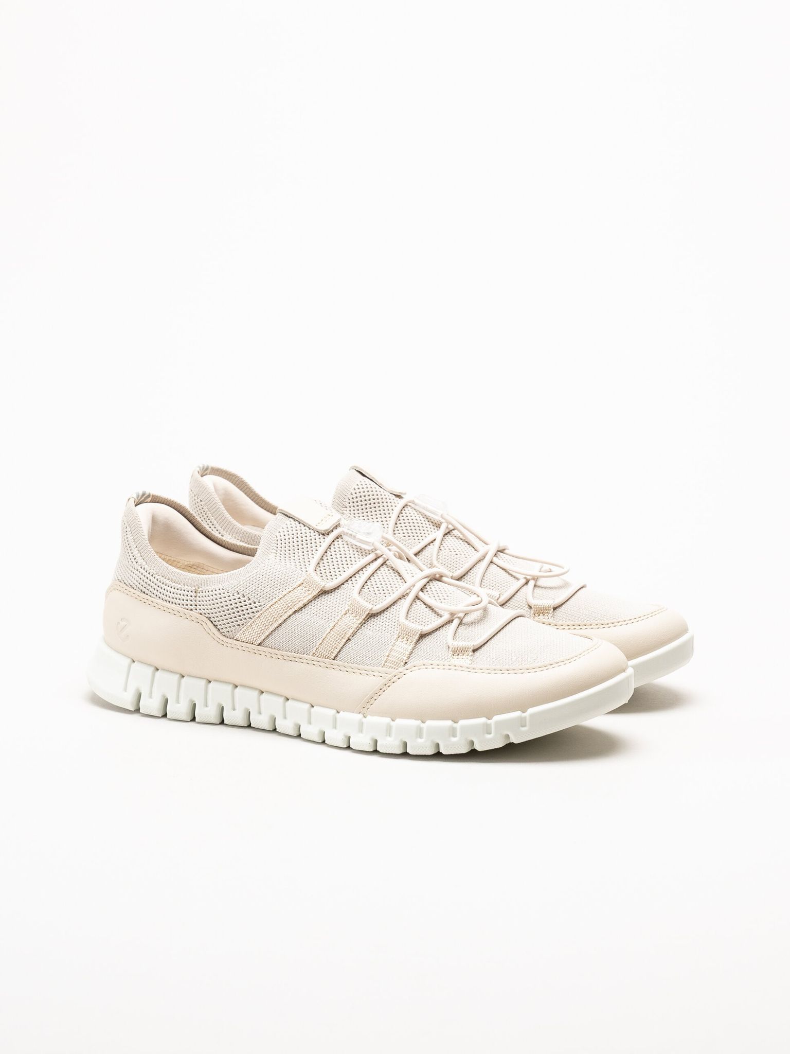 Ecco - Gruuv Lite W Tex sneaker - Beige sneakers i mesh