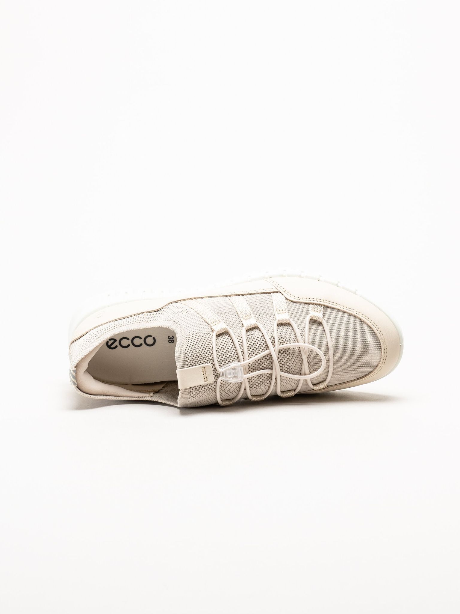 Ecco - Gruuv Lite W Tex sneaker - Beige sneakers i mesh