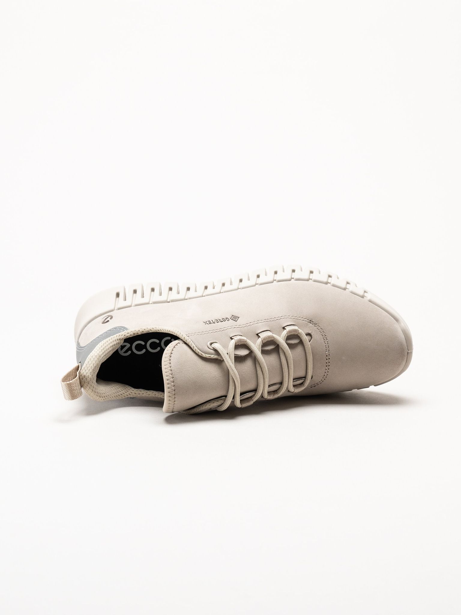 Ecco - Gruuv W Sneaker Lea GTX - Beige sneakers i nubuck