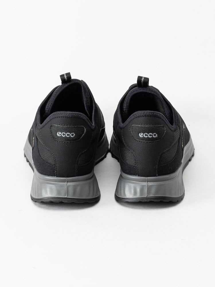 Ecco - Exostride W Low Gtx - Svarta promenadskor med GoreTex