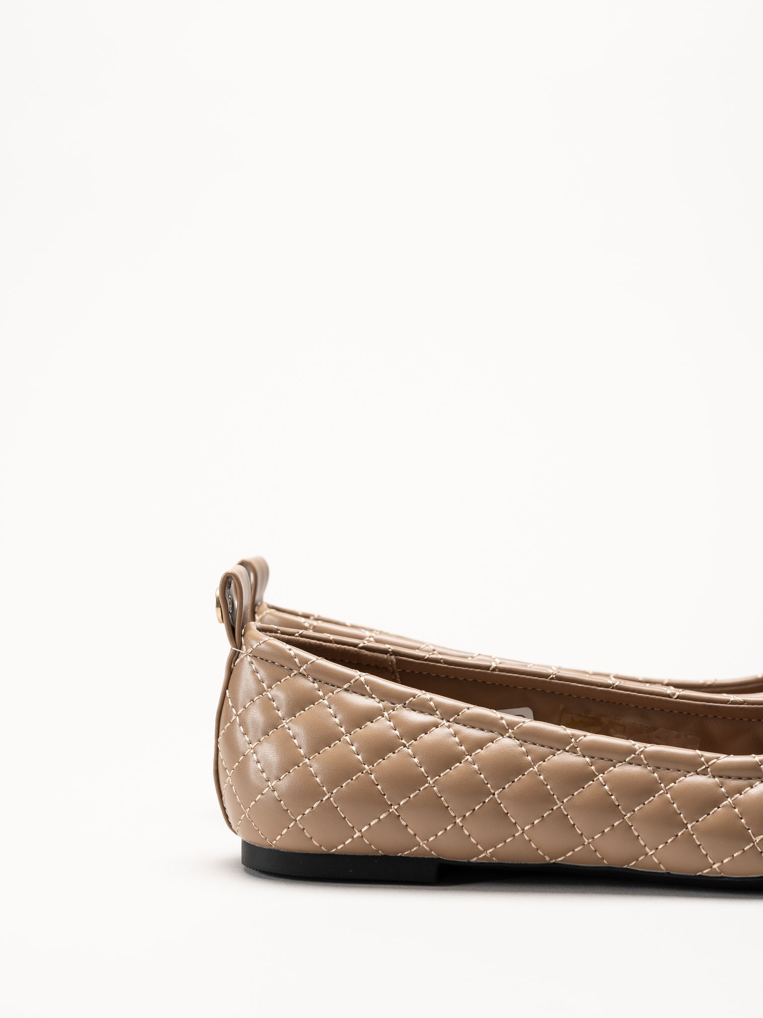 Ilse Jacobsen - Beige quiltad ballerinaskor
