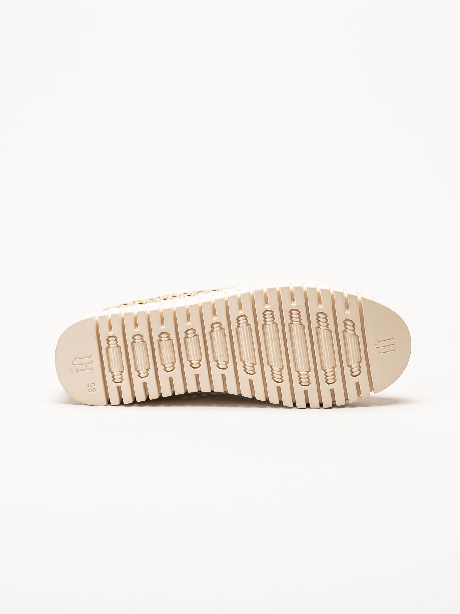 Ilse Jacobsen - Tulip Glitter - Beige slip on skor
