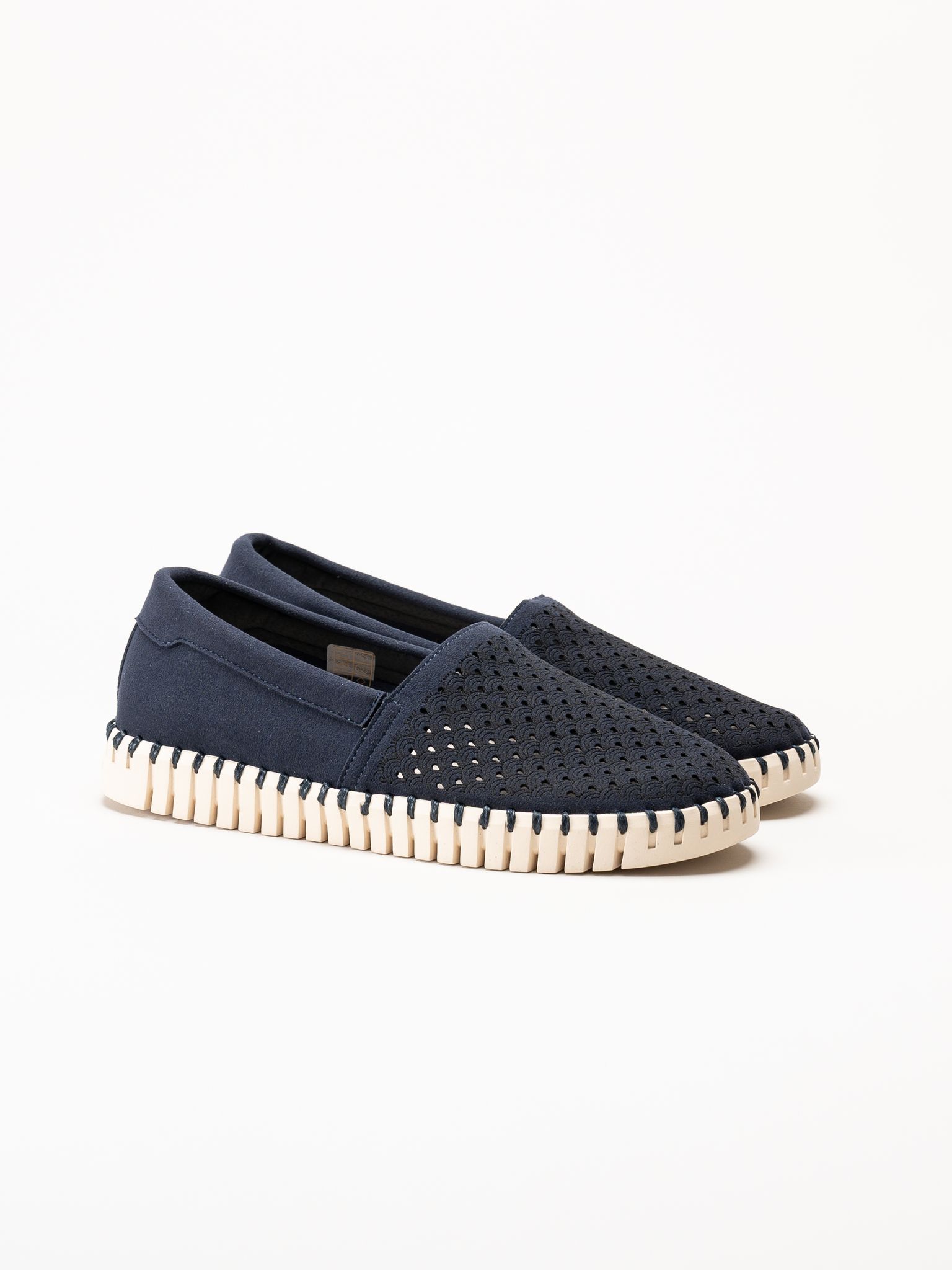 Ilse Jacobsen - Tulip - Mörkblå espadrillos