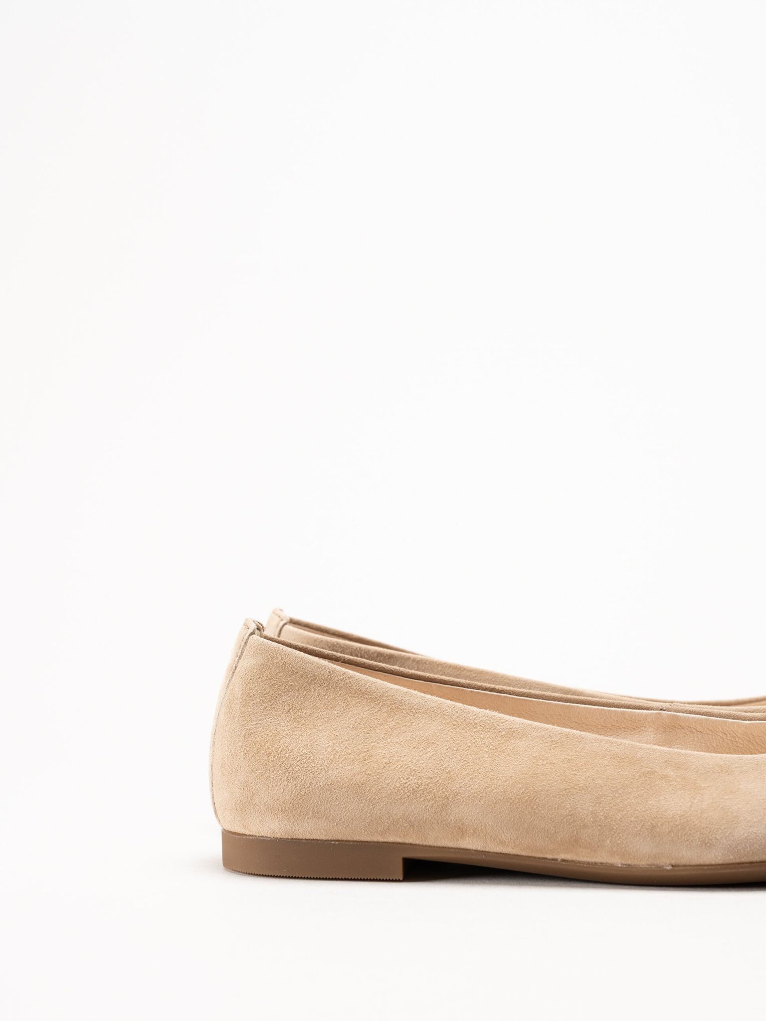 Gabor - Beige ballerinaskor i mocka