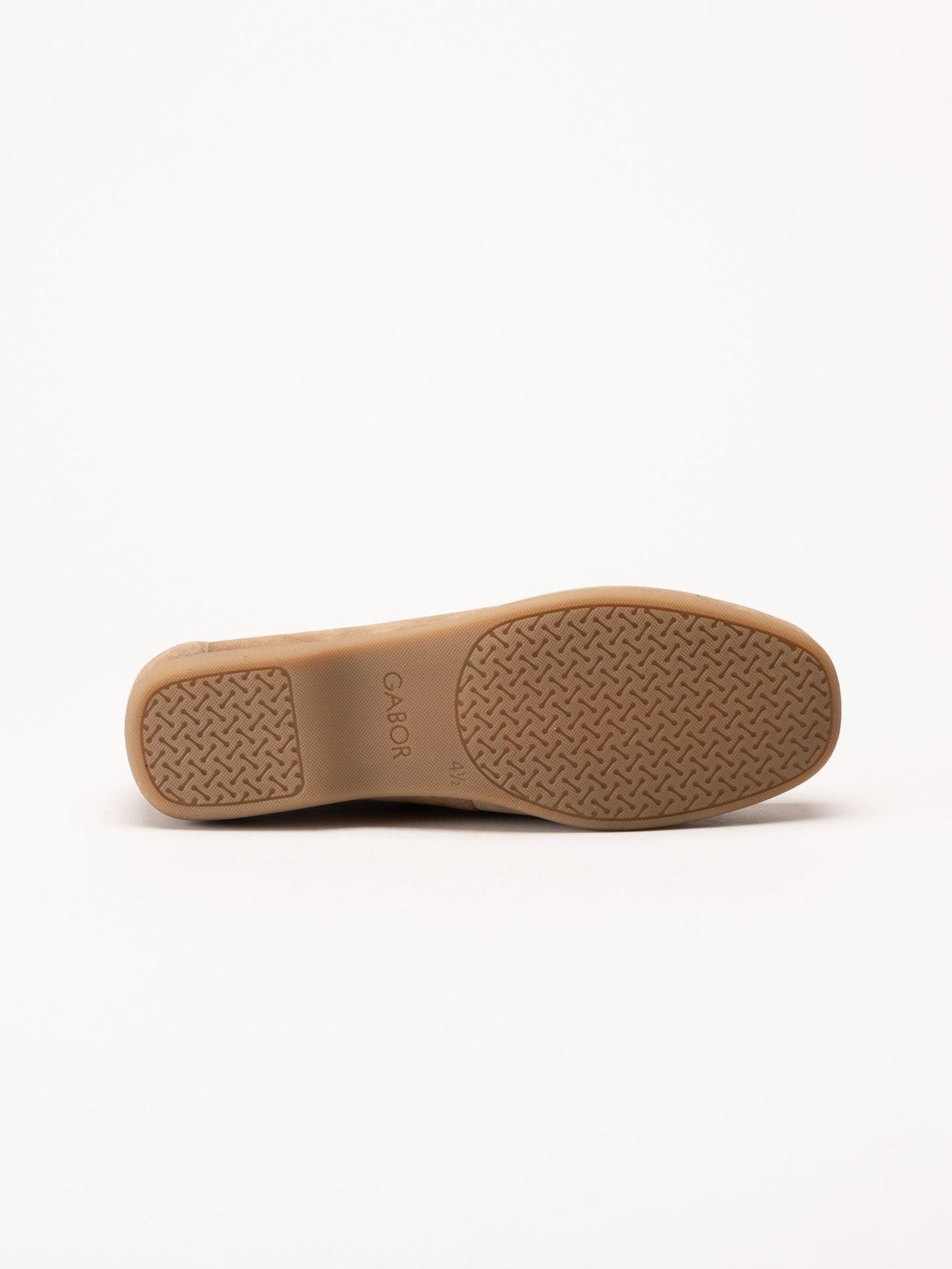 Gabor - Ljusbruna loafers i mocka