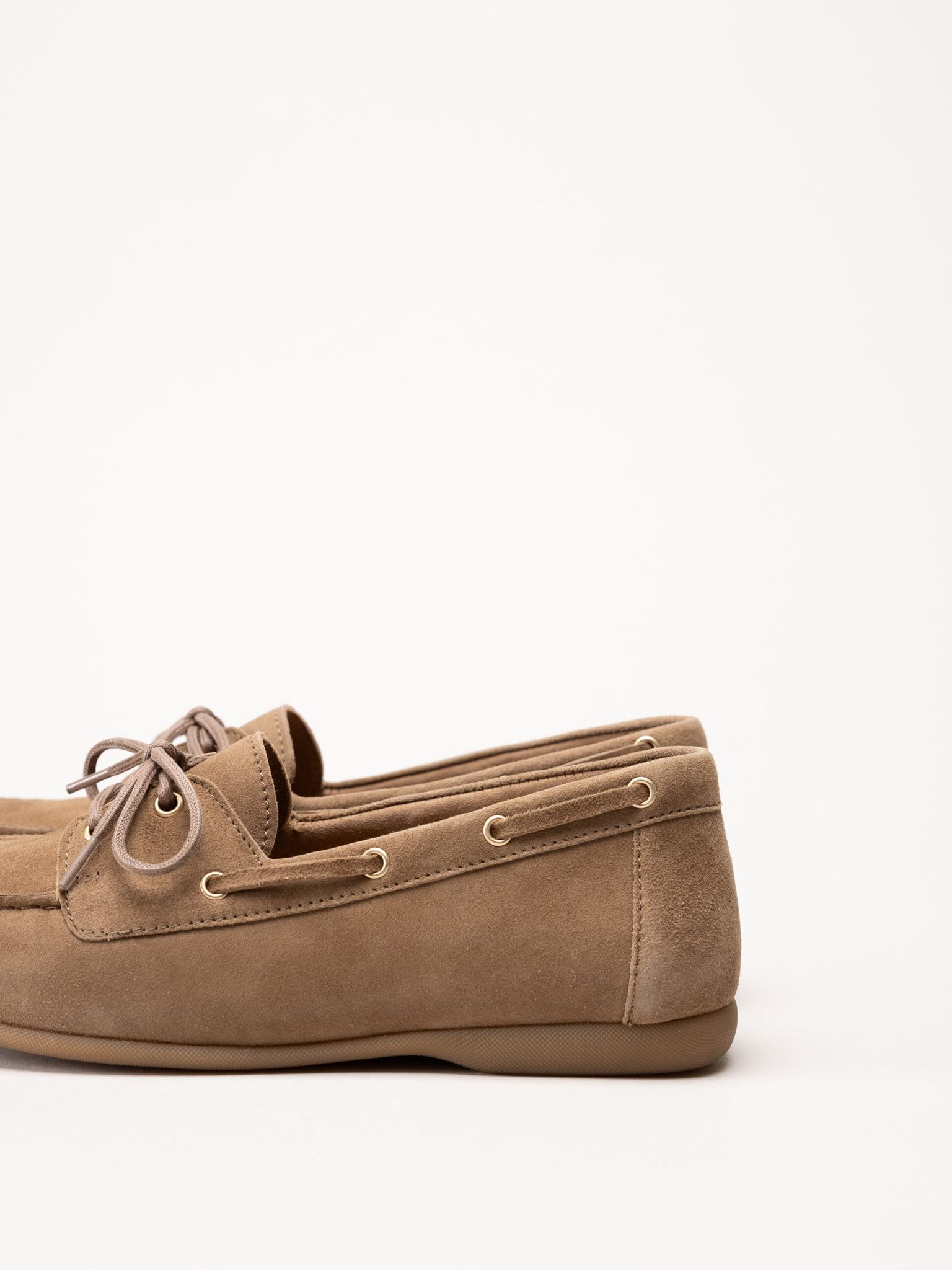 Gabor - Ljusbruna loafers i mocka