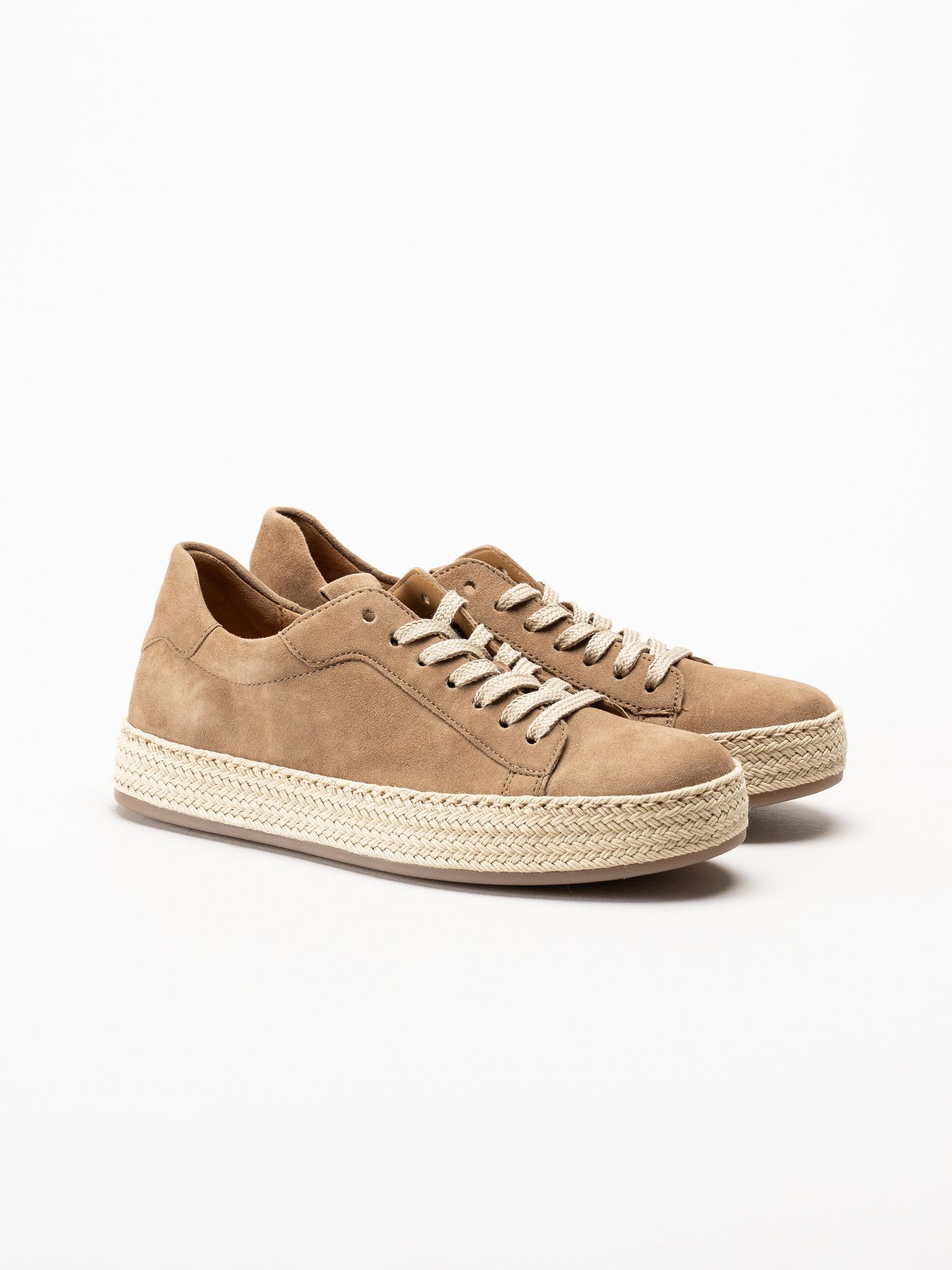Gabor - Bruna sneakers i mocka