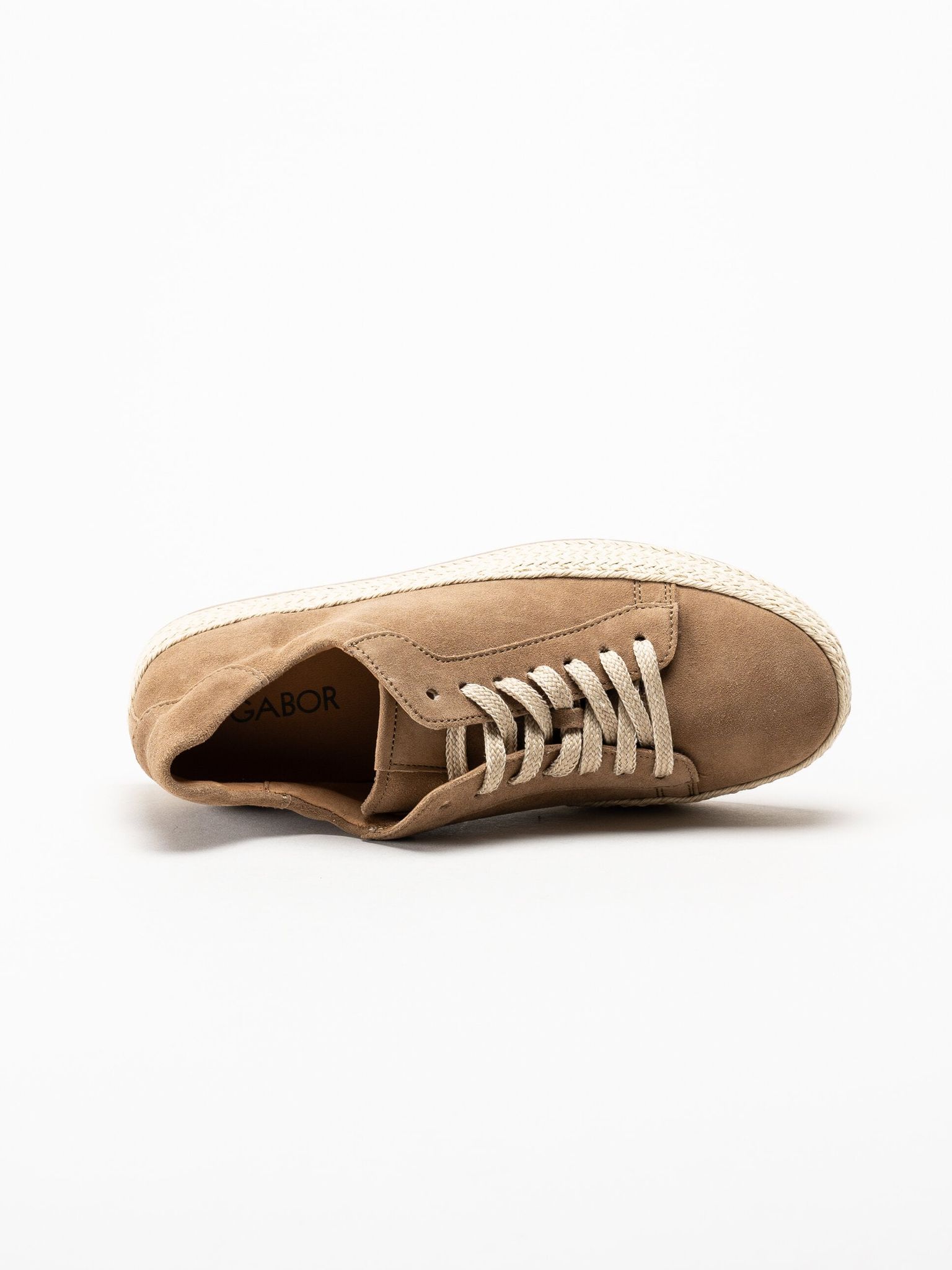 Gabor - Bruna sneakers i mocka