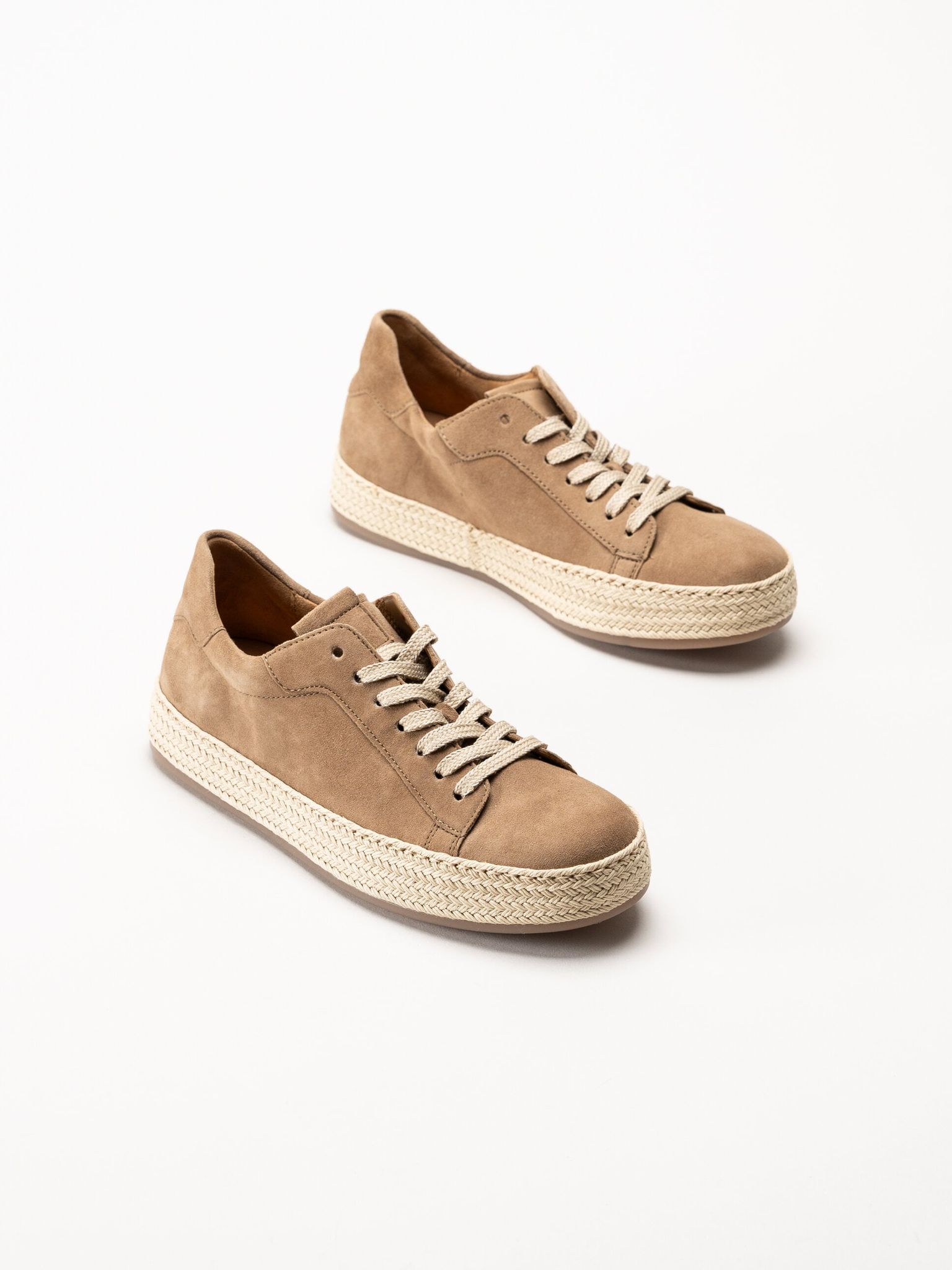 Gabor - Bruna sneakers i mocka
