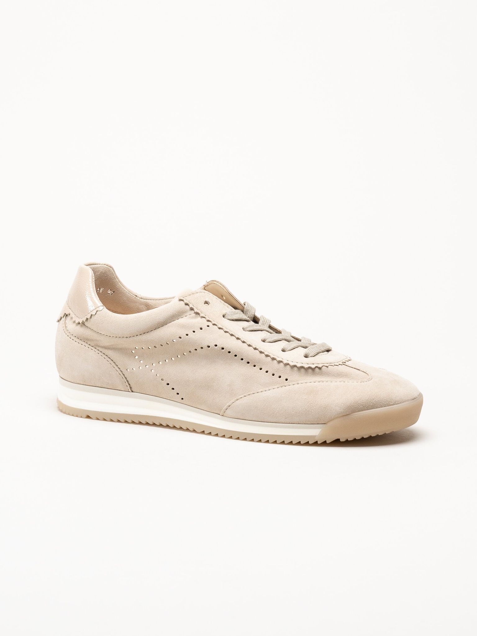Gabor - Beige sneakers i mocka