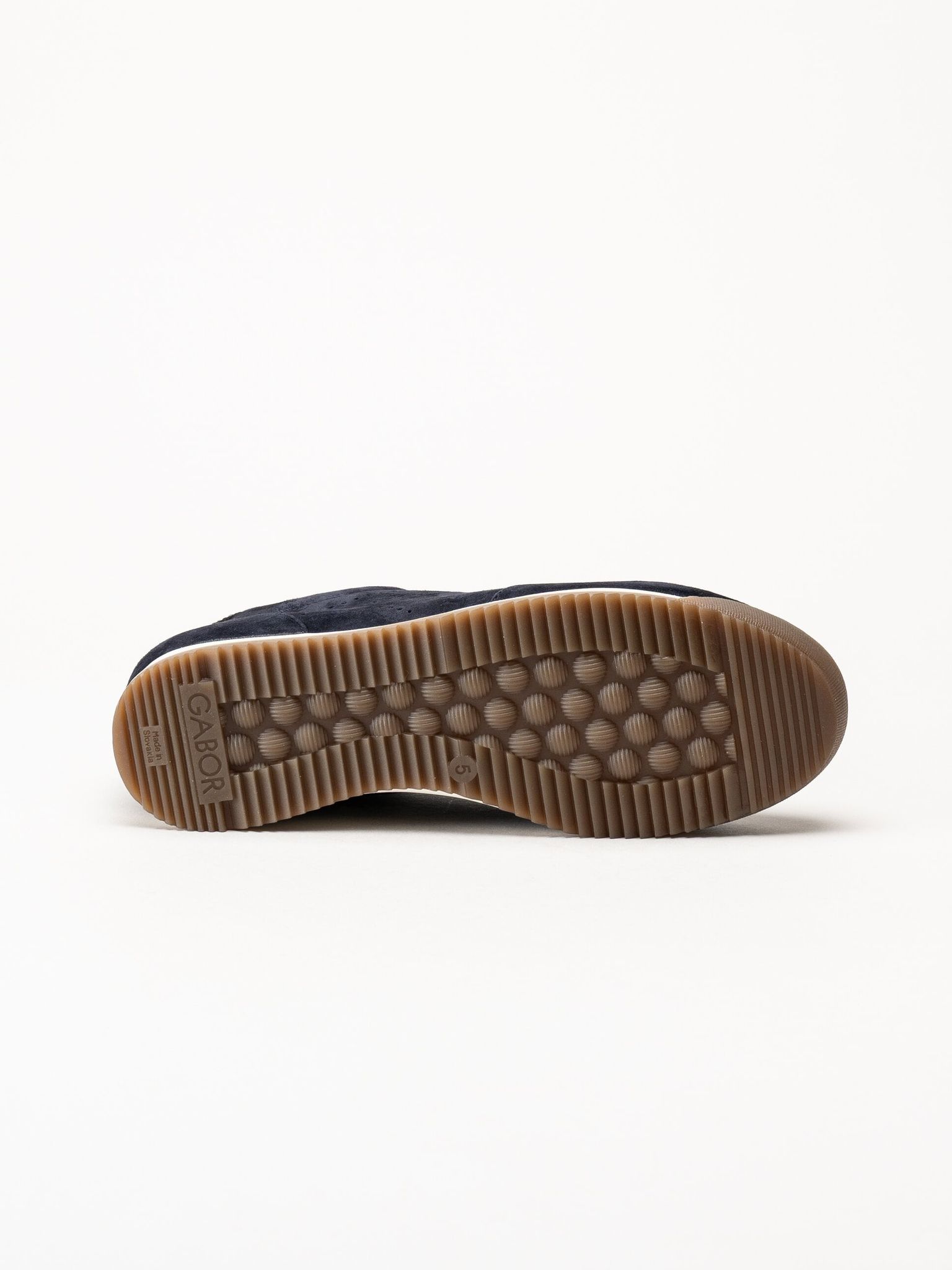 Gabor - Mörkblå sneakers i mocka