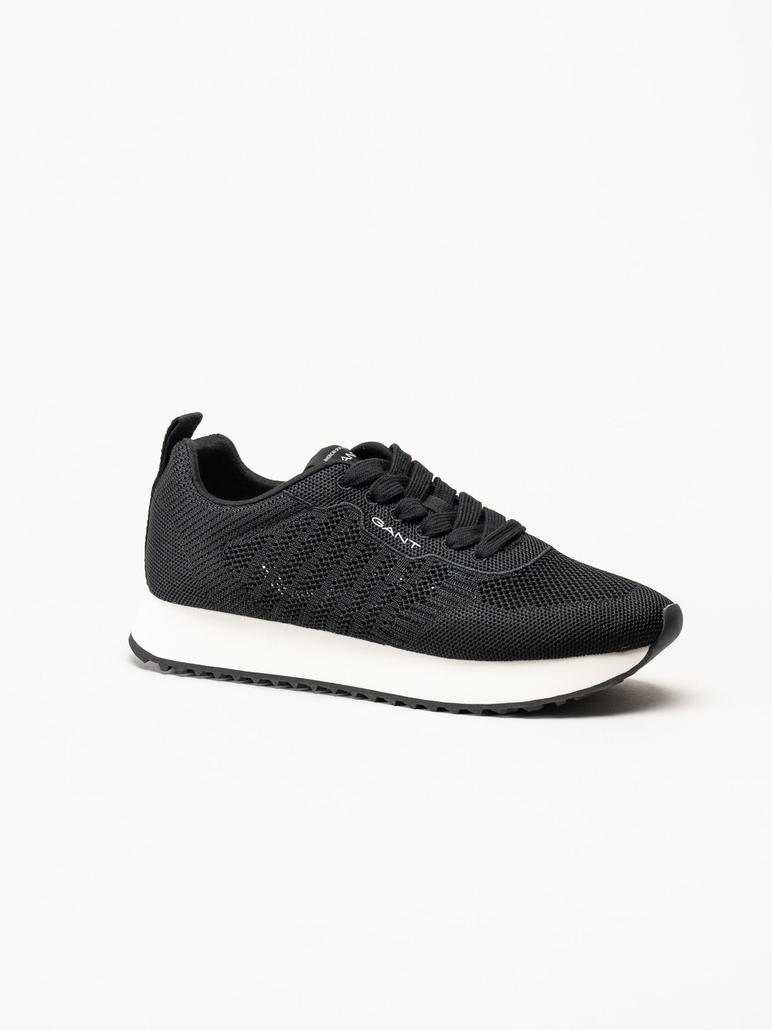 Gant Footwear - Bevinda - Svarta sneakers i stickad textil