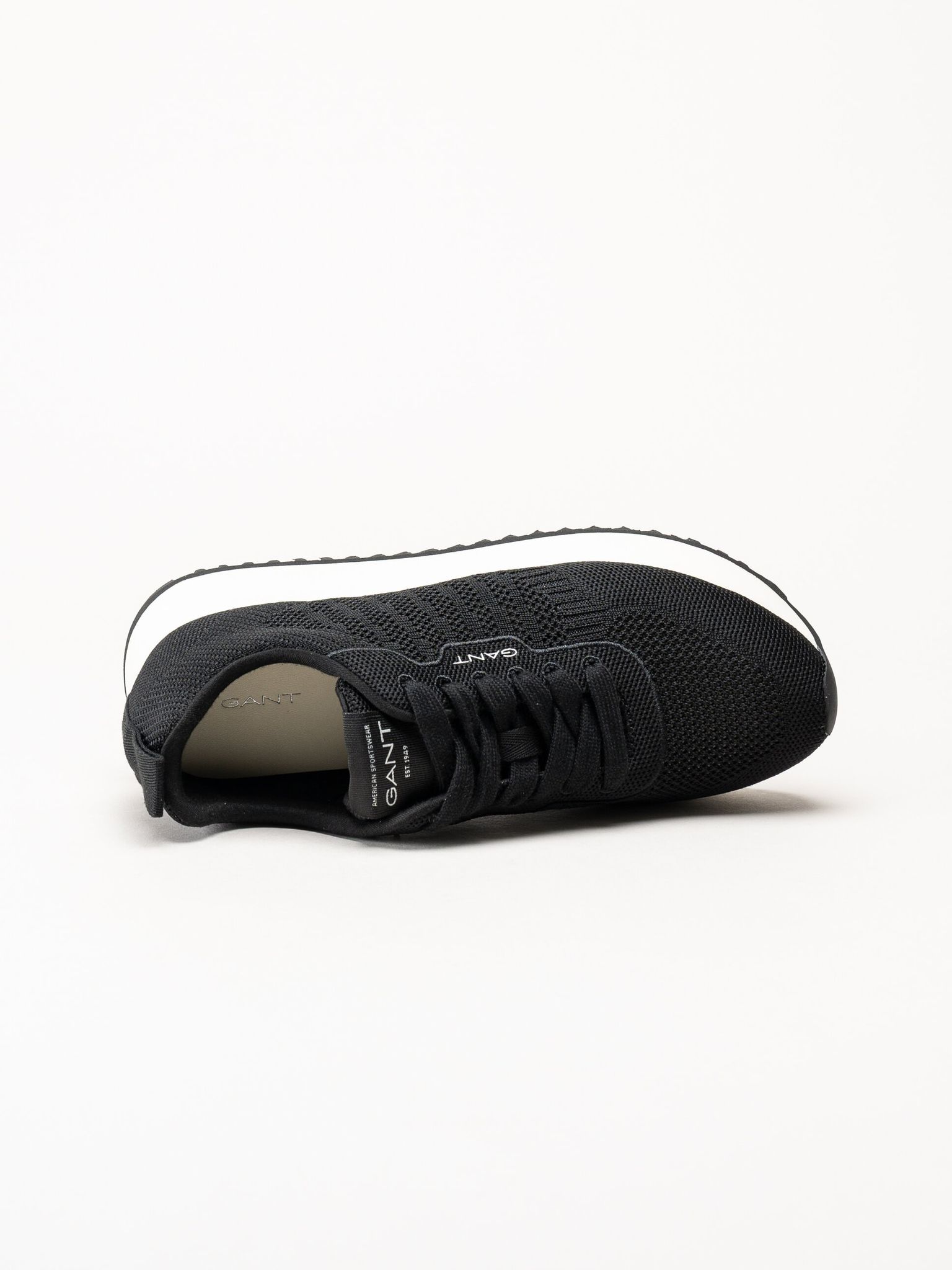 Gant Footwear - Bevinda - Svarta sneakers i stickad textil