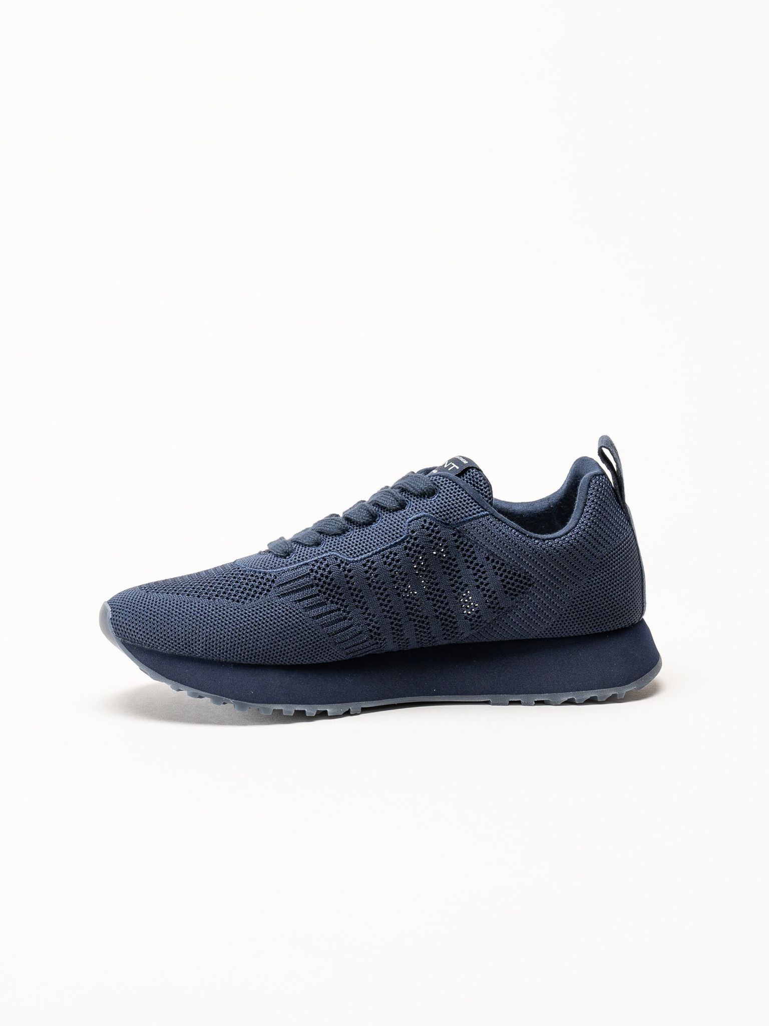 Gant Footwear - Bevinda - Marinblå sneakers i stickad textil