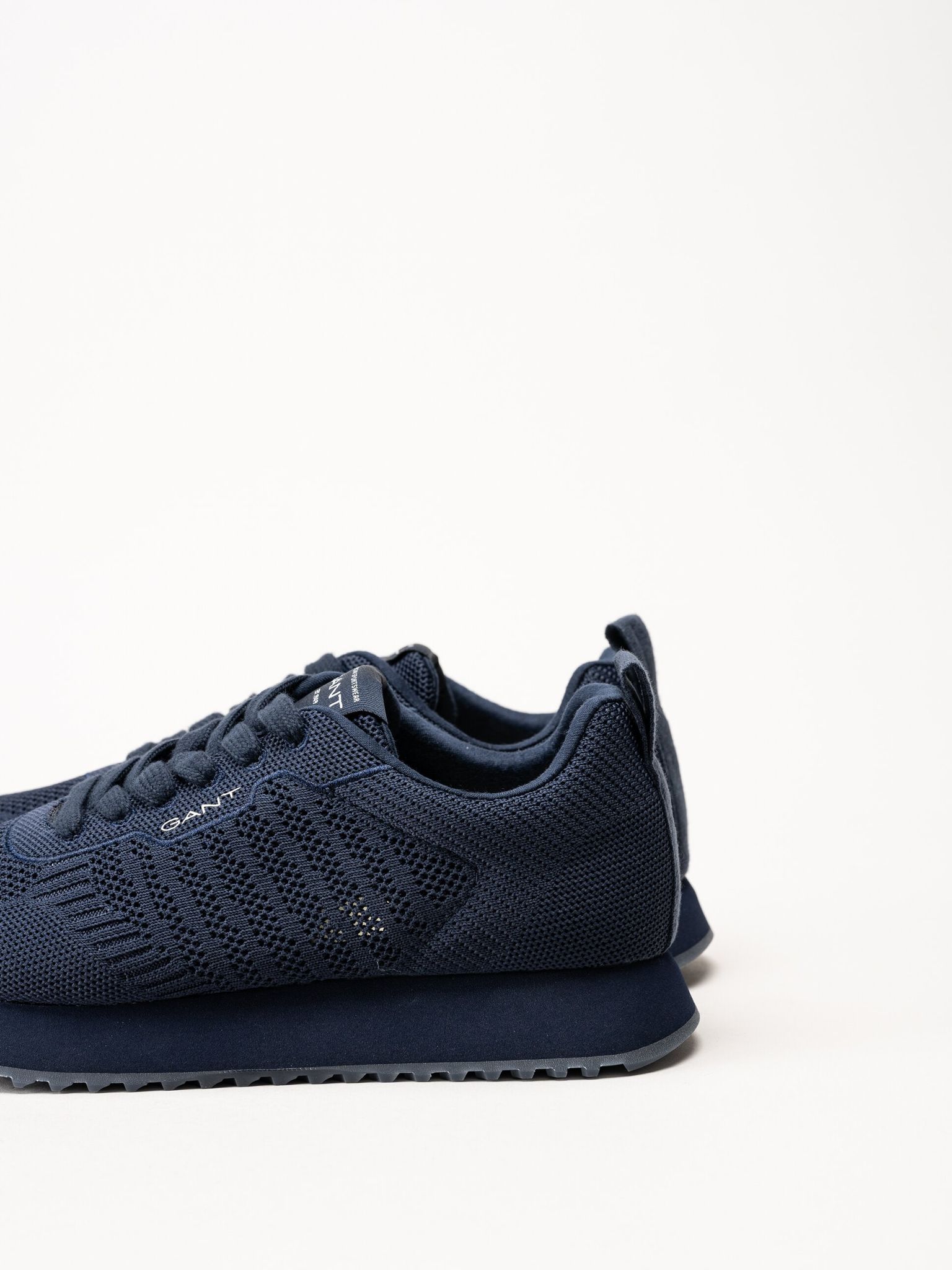 Gant Footwear - Bevinda - Marinblå sneakers i stickad textil