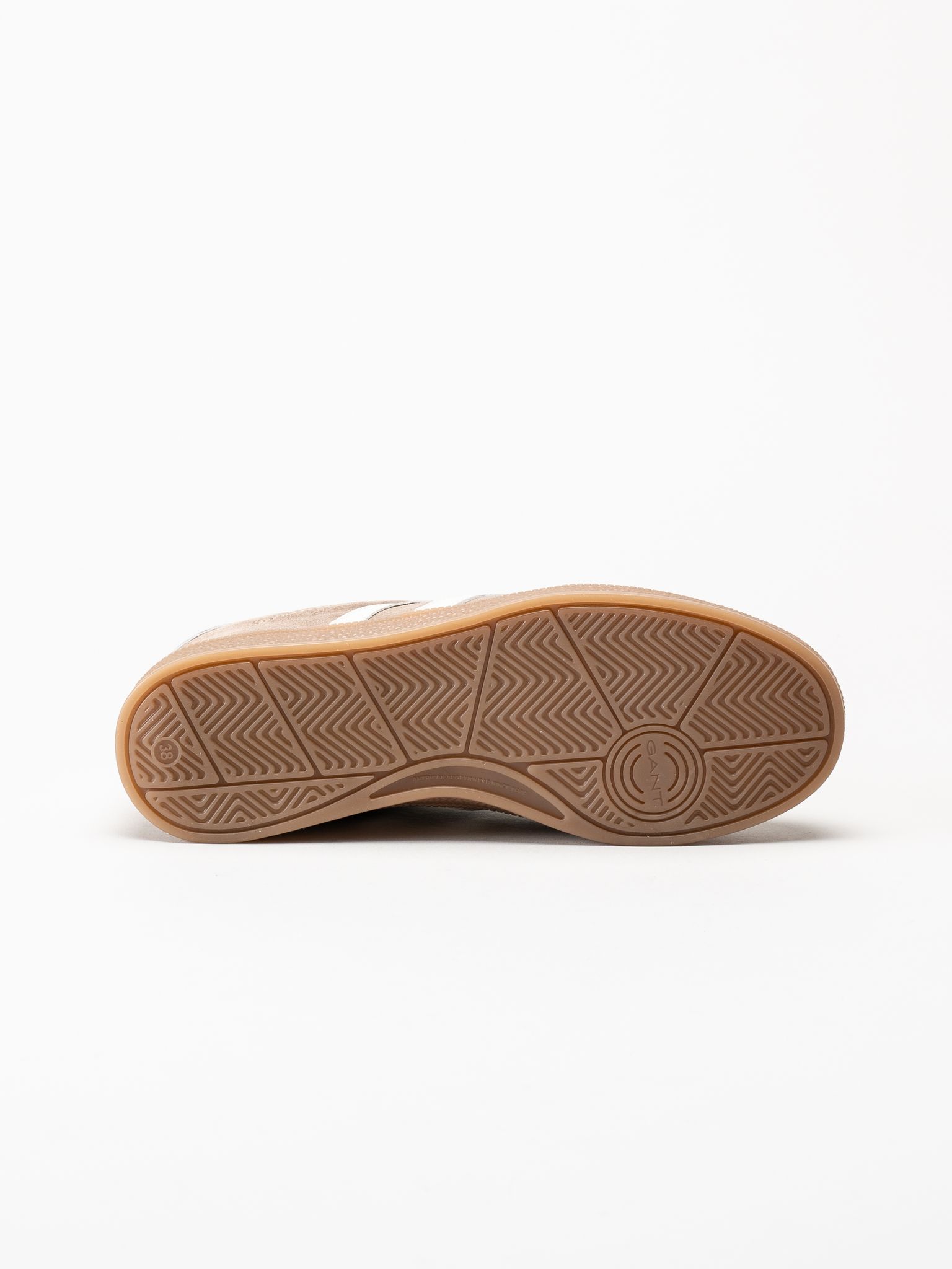 Gant Footwear - Cuzima - Beige retro sneakers i skinn och mocka