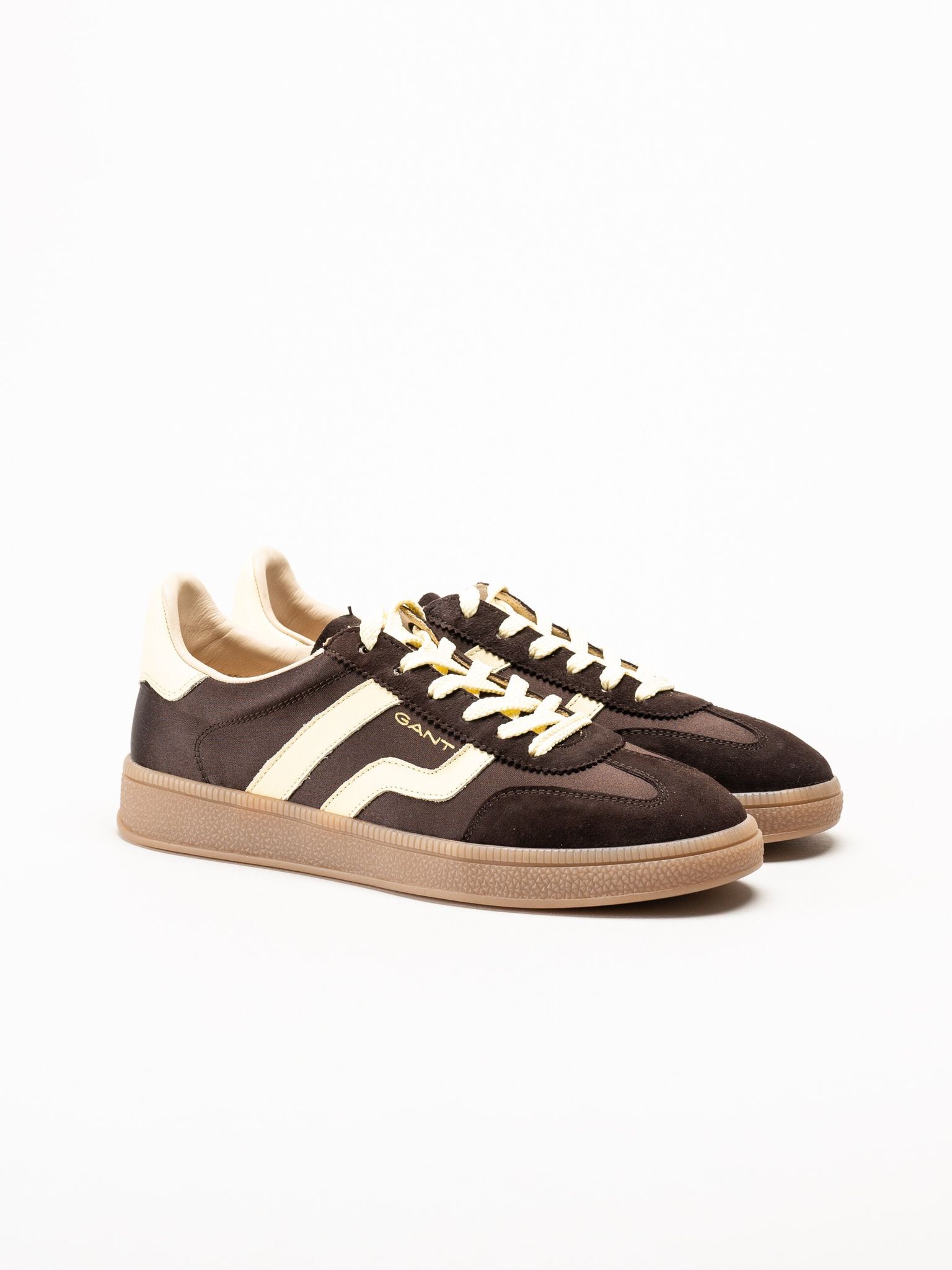Gant Footwear - Cuzima - Mörkbruna retro sneakers