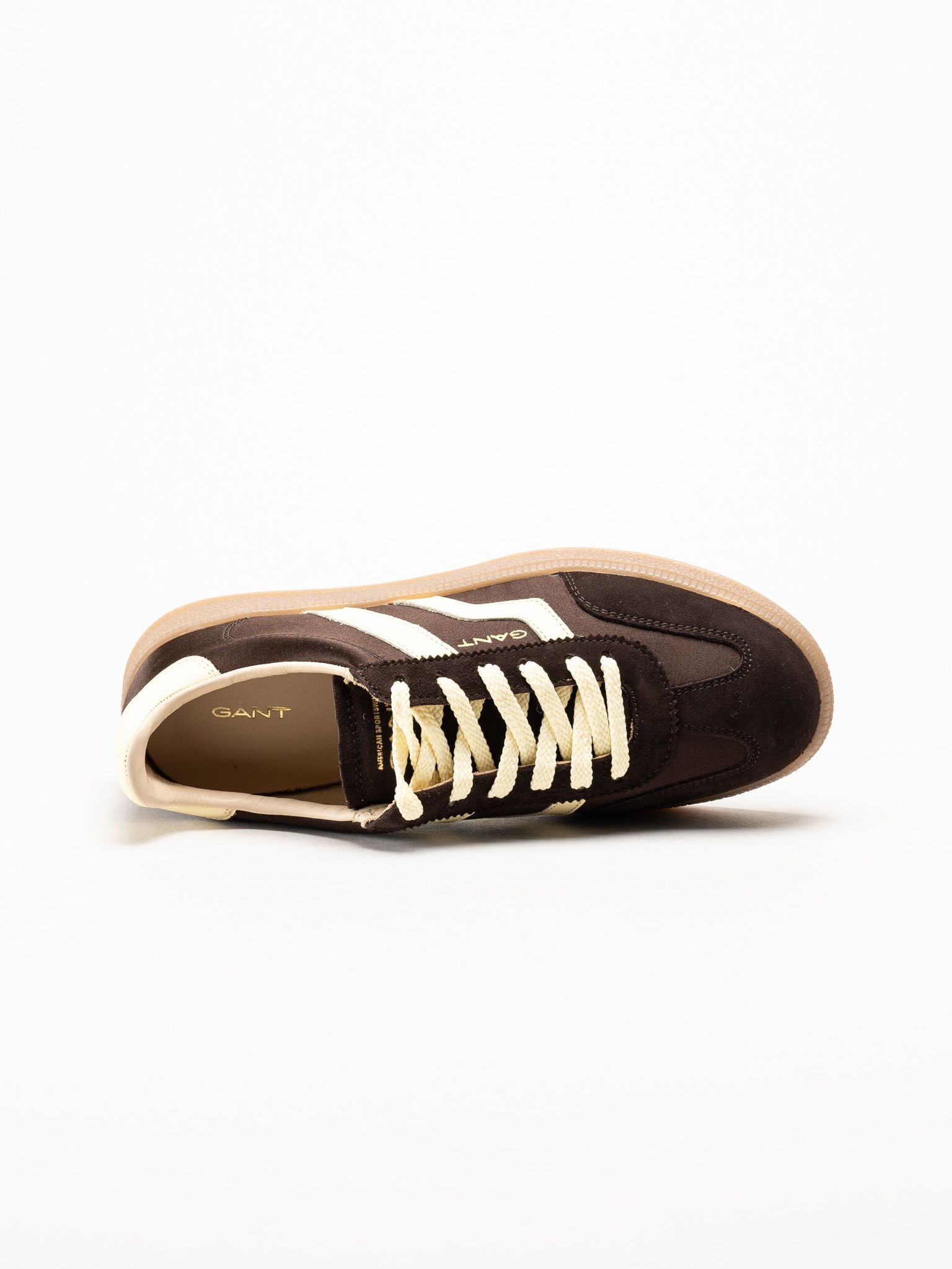 Gant Footwear - Cuzima - Mörkbruna retro sneakers