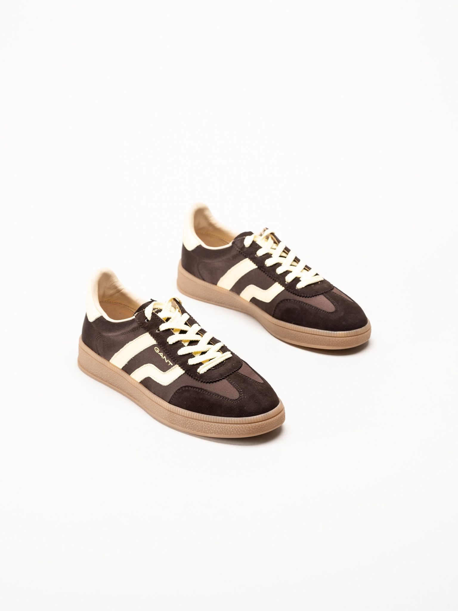 Gant Footwear - Cuzima - Mörkbruna retro sneakers