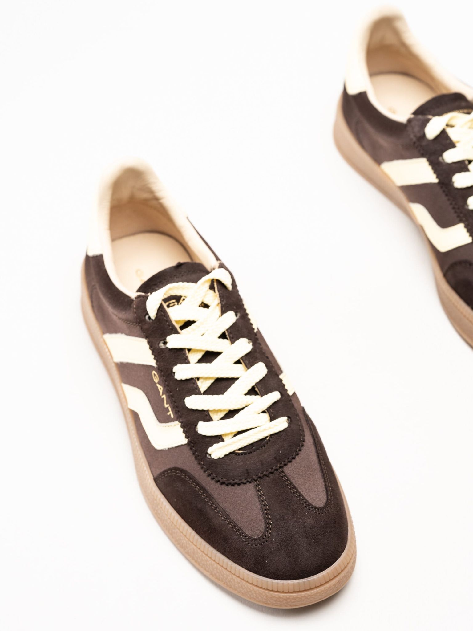 Gant Footwear - Cuzima - Mörkbruna retro sneakers