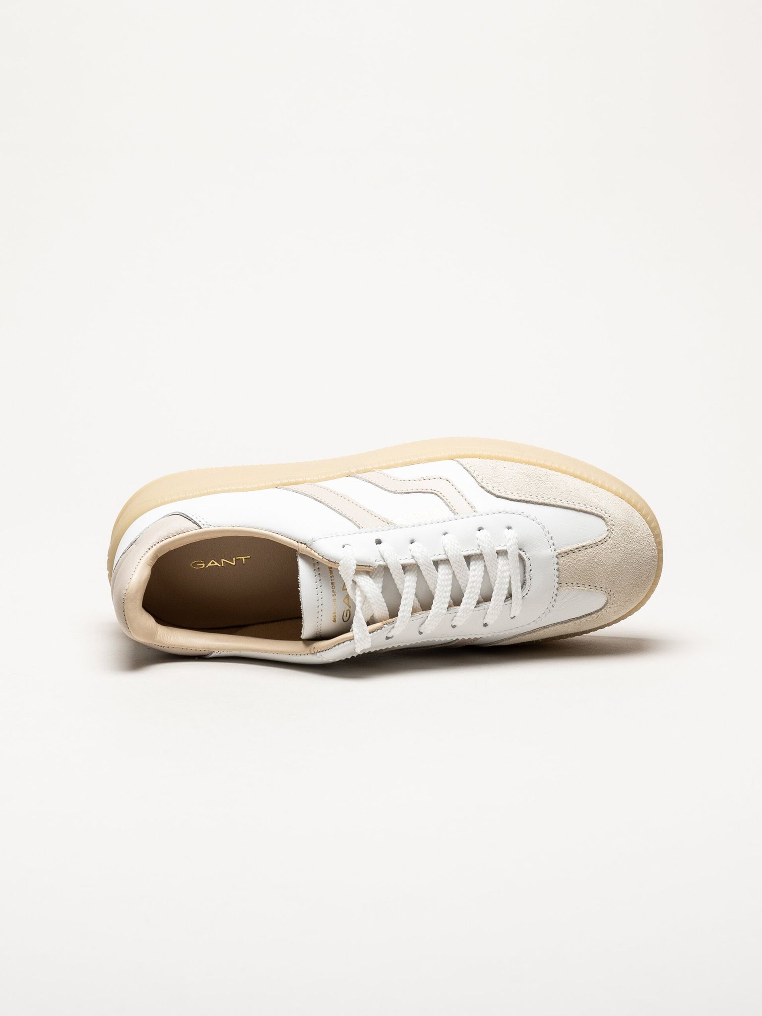Gant Footwear - Cuzmani - Vita sneakers i skinn