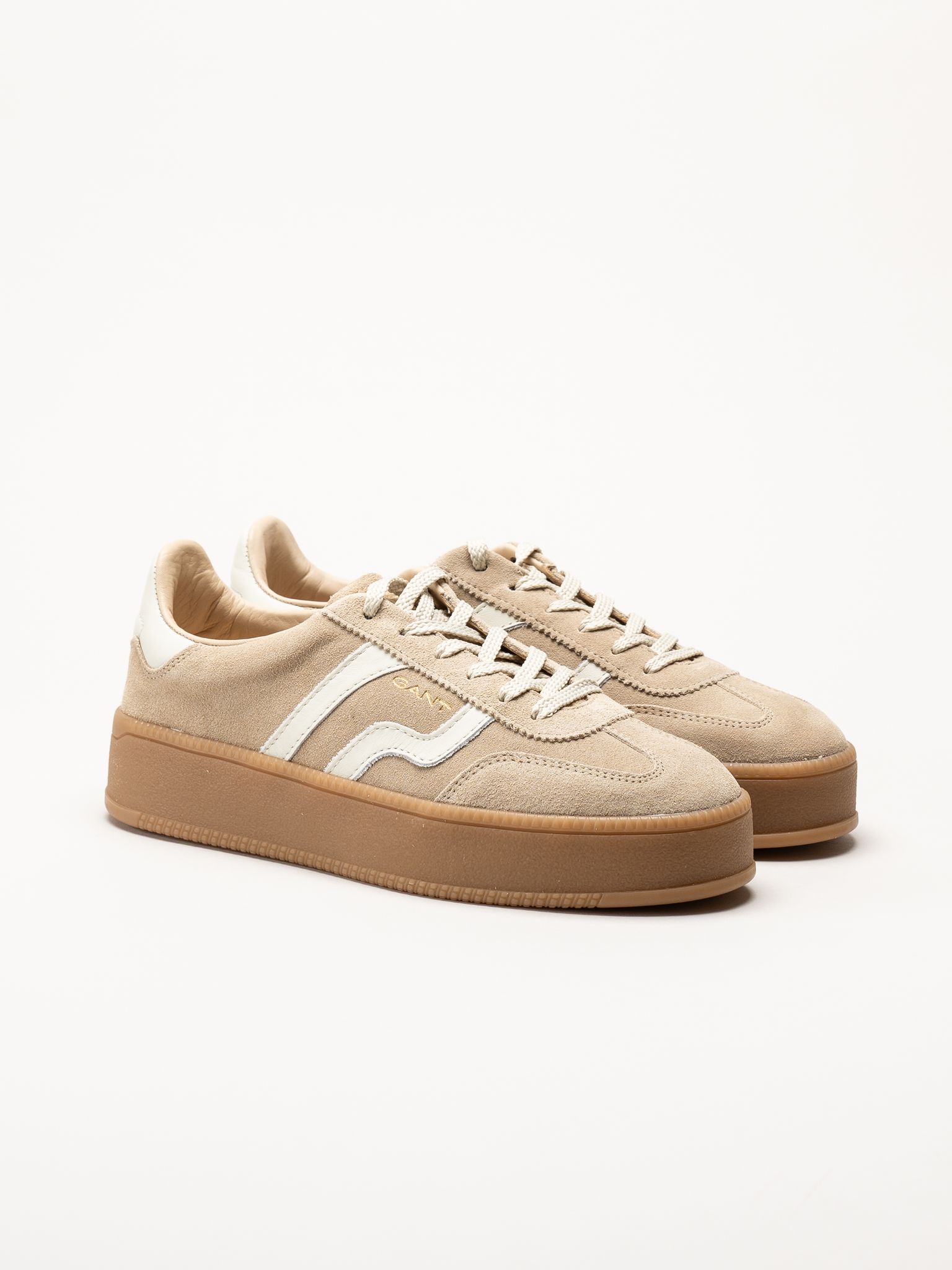 Gant Footwear - Cuzmani - Beige sneakers i mocka