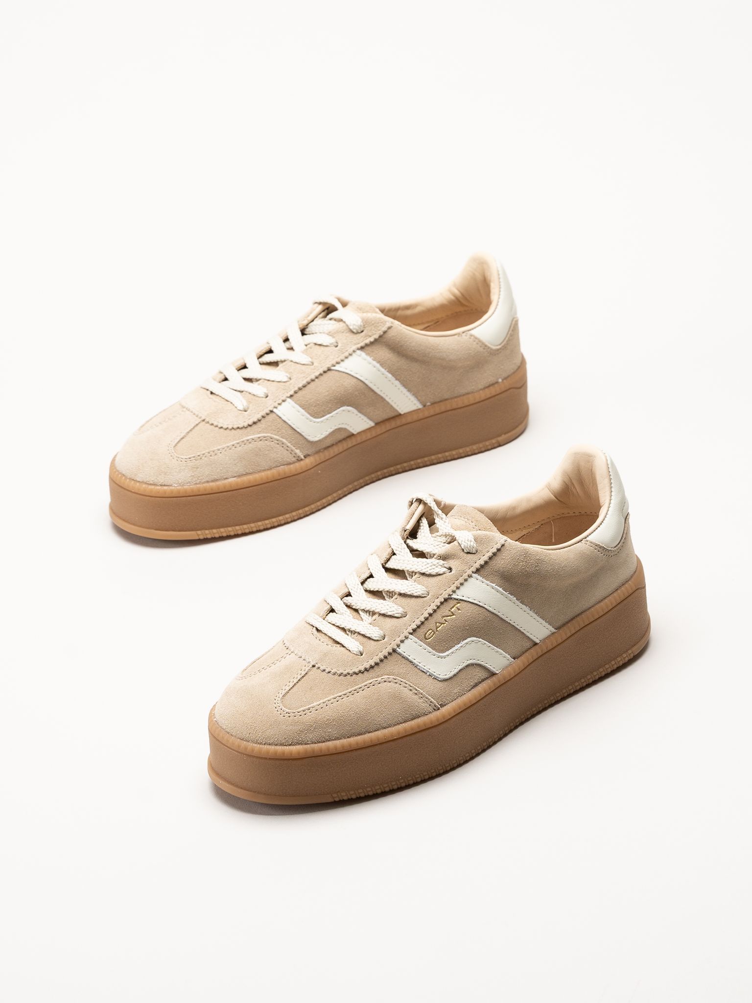 Gant Footwear - Cuzmani - Beige sneakers i mocka