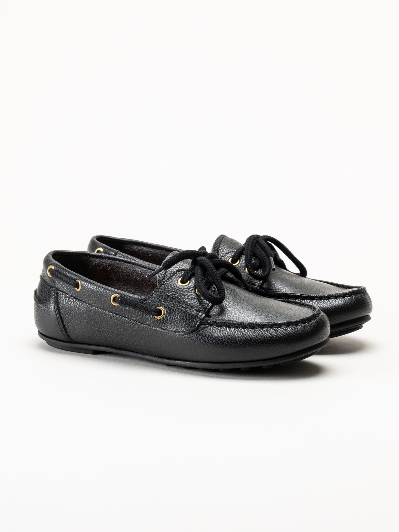 Gant Footwear - Seabaya - Svarta loafers i skinn