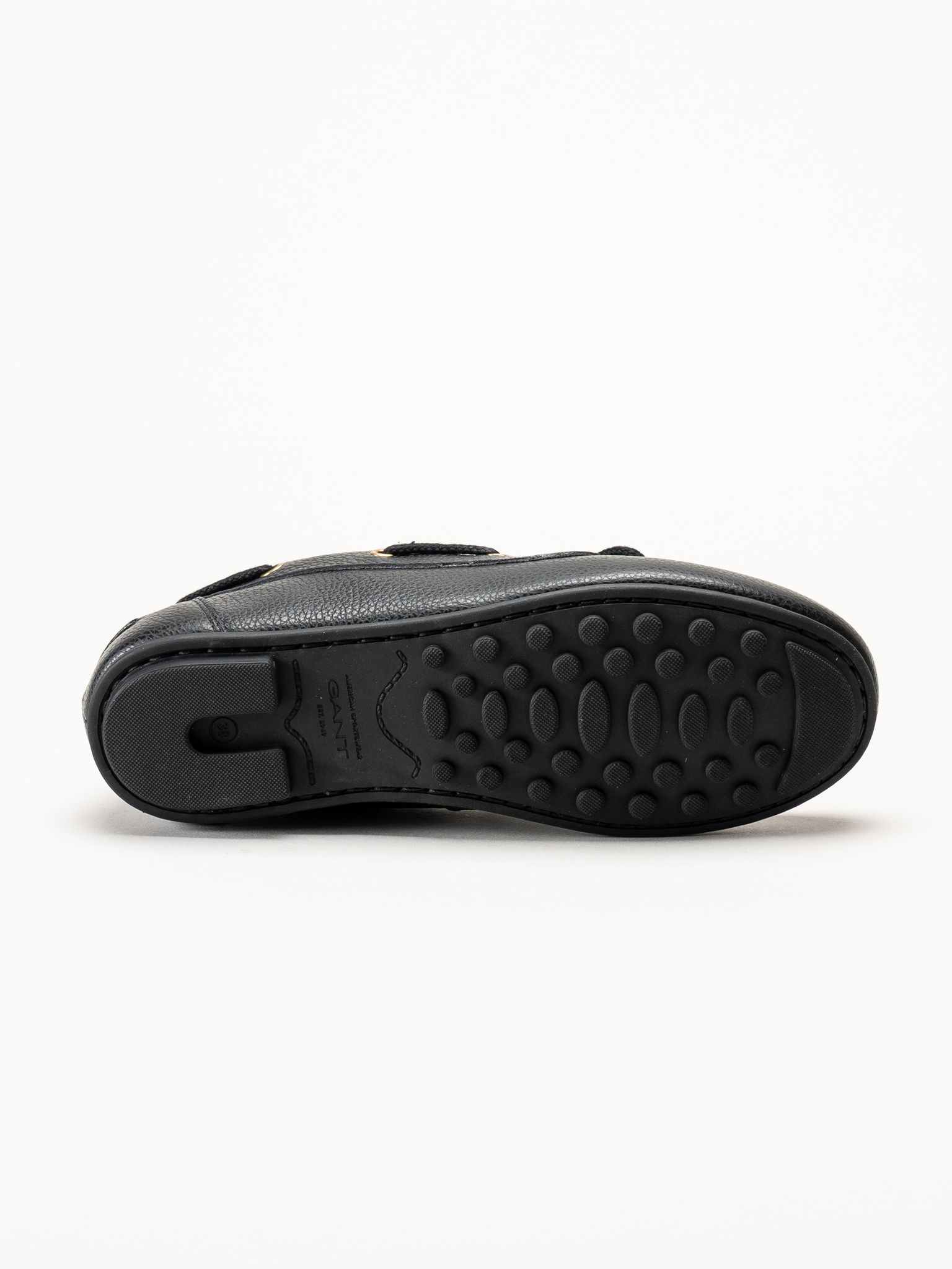 Gant Footwear - Seabaya - Svarta loafers i skinn