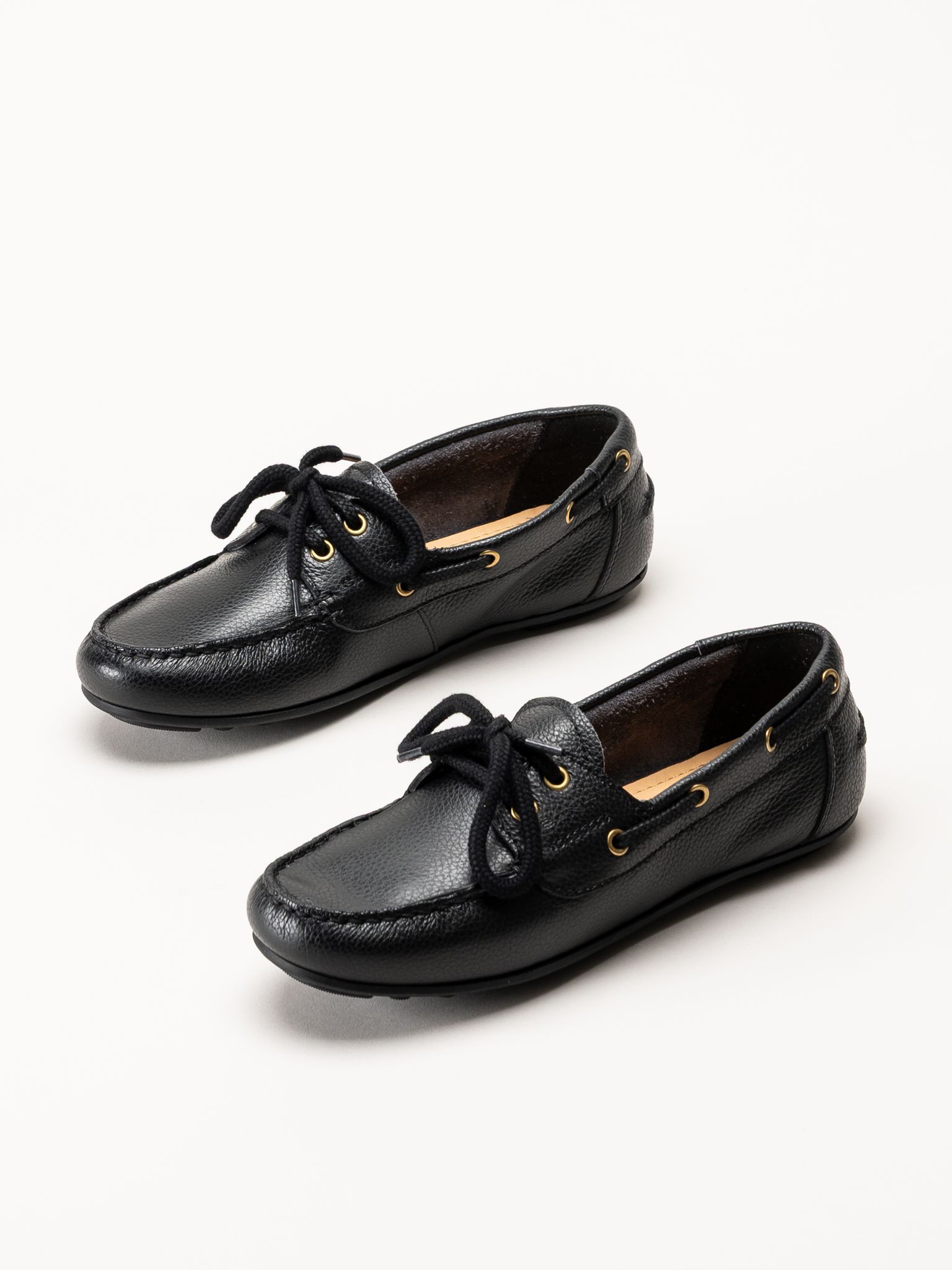 Gant Footwear - Seabaya - Svarta loafers i skinn